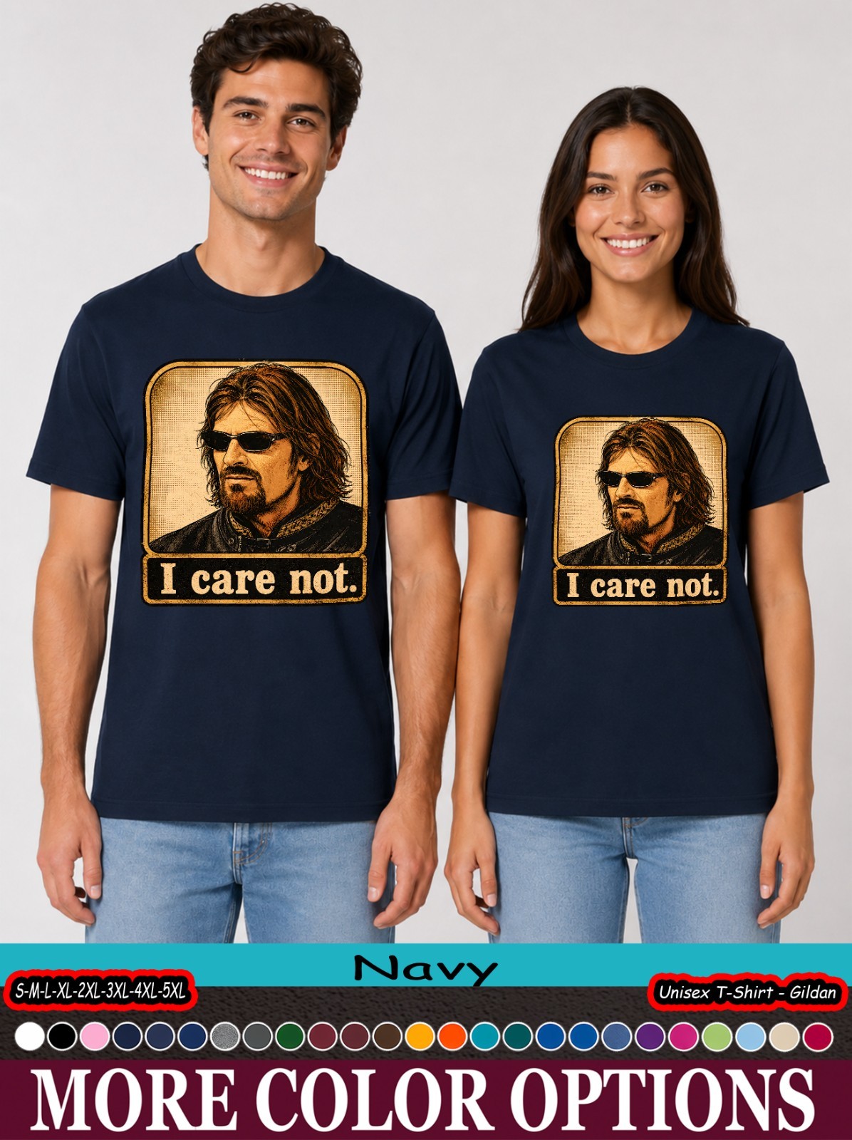 I Care Not Shirt, Medieval Fantasy Meme Graphic Tee