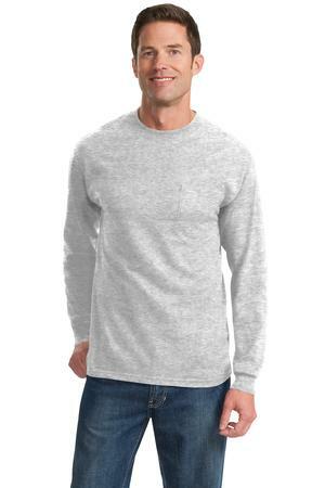 PC61LSPT Port & Company Tall Long Sleeve Essential Pocket