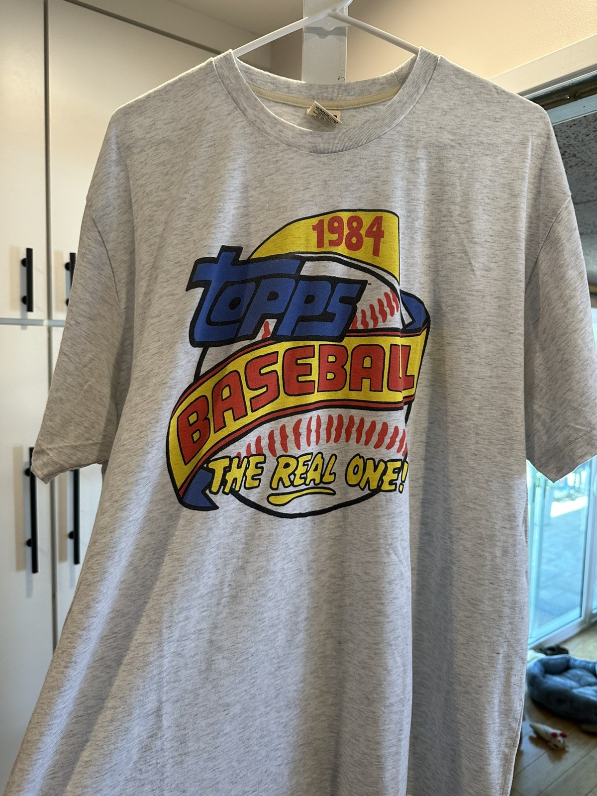 Homage Topps 1984 Retro The Real One Ash Gray T-Shirt – XXL Excellent