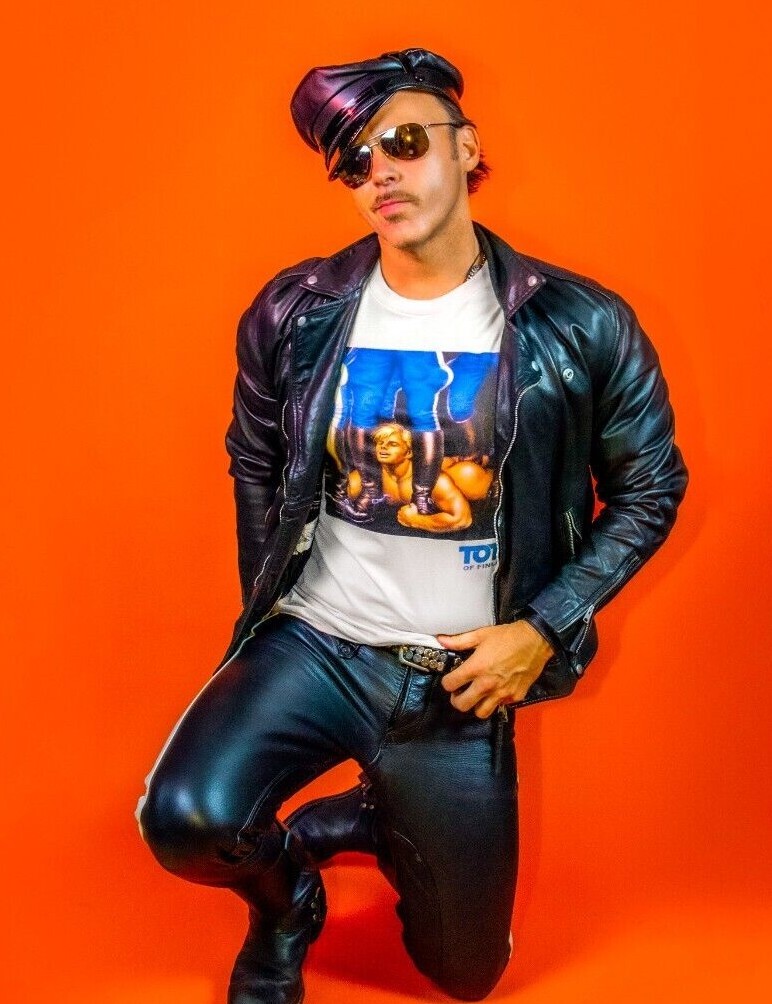 Tom of Finland “Boots & Butt” T-shirt (Biker, Leatherman, Leather pants, Tee)