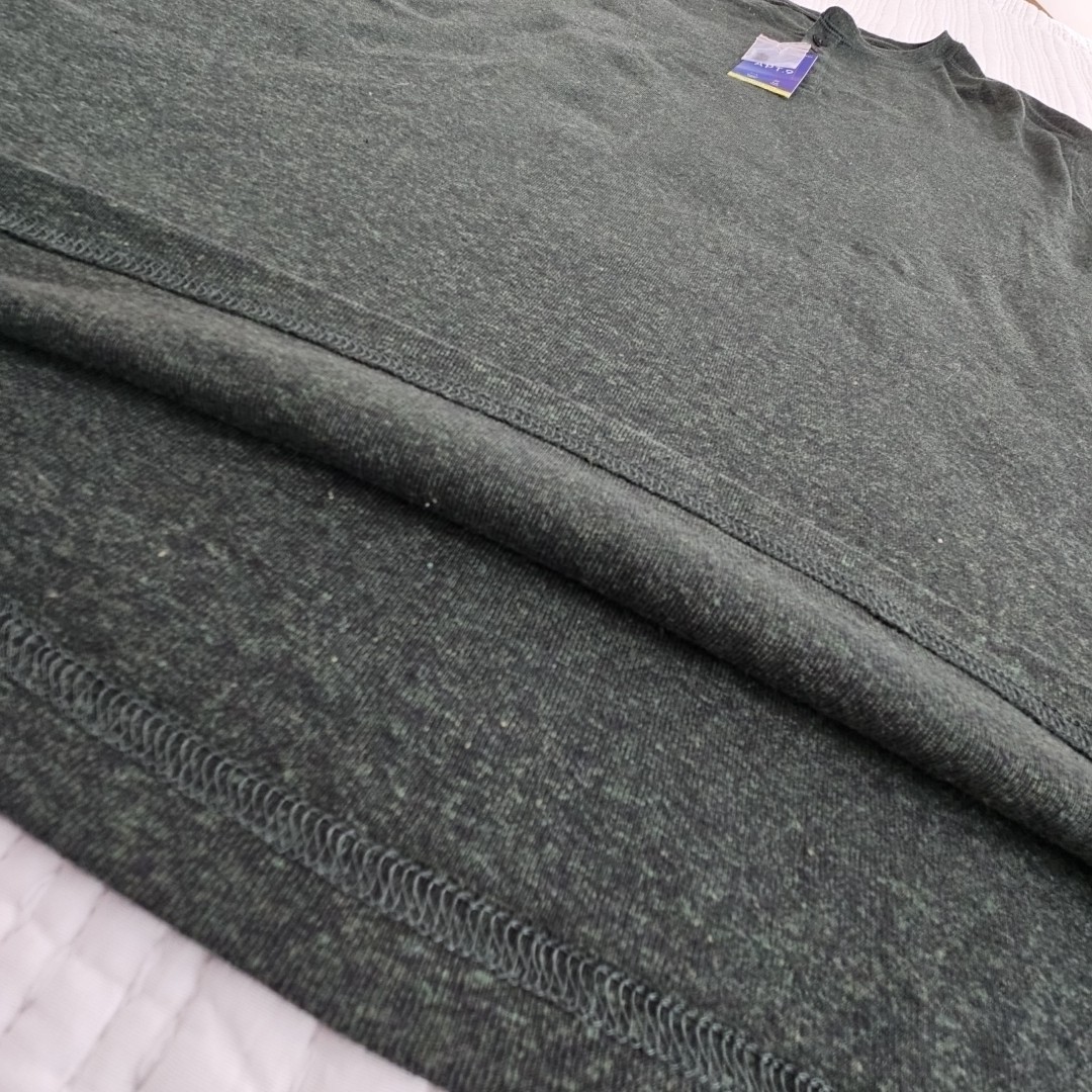 APT 9 Premier Flex Henley Men’s 2XLT Hunter Green Long Sleeve NEW Stretch NWT