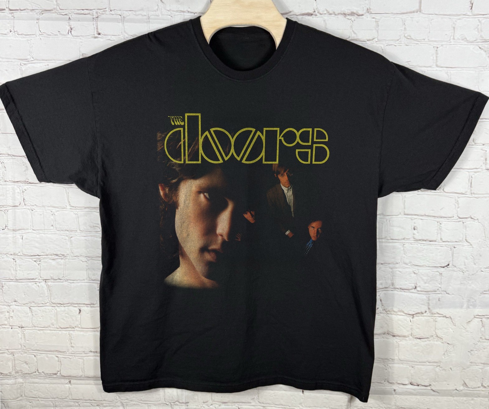 NEW! The Doors Album Retro Black Cotton T-shirt Size S to 5XL