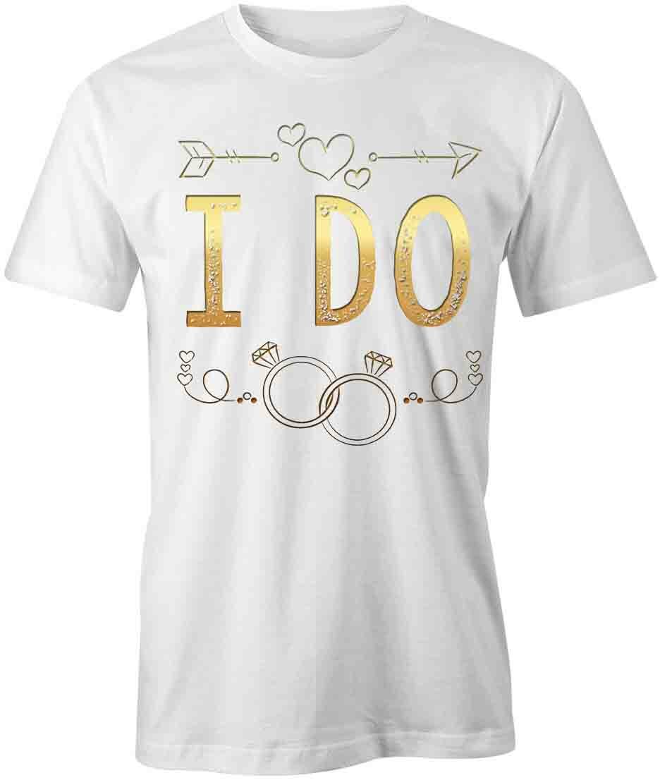 I Do Tee Short-Sleeved Cotton CLOTHING MARRIAGE COUPLE S1WCA747