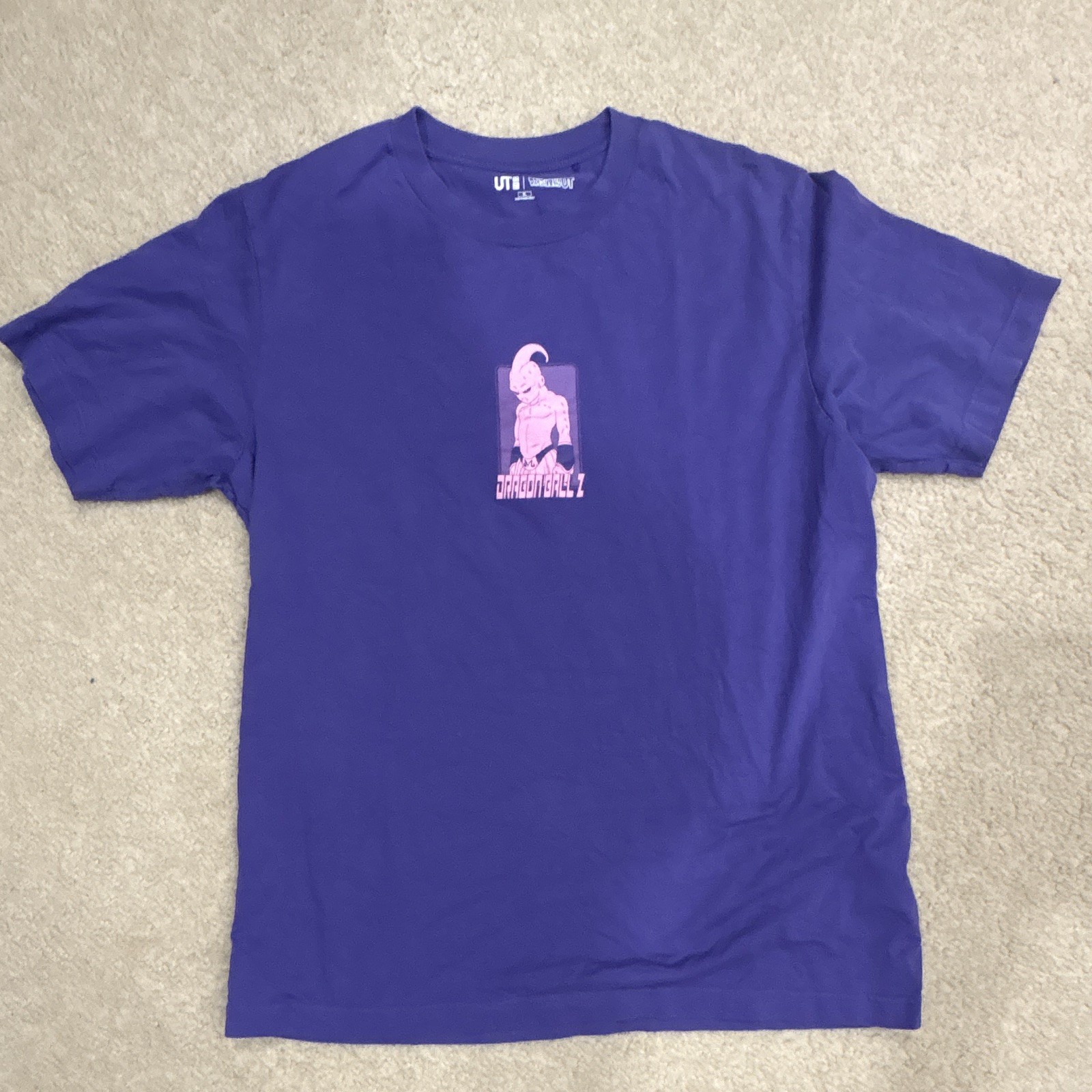 Uniqlo UT Dragon Ball Z Frieza Graphic Anime T-Shirt Purple XL