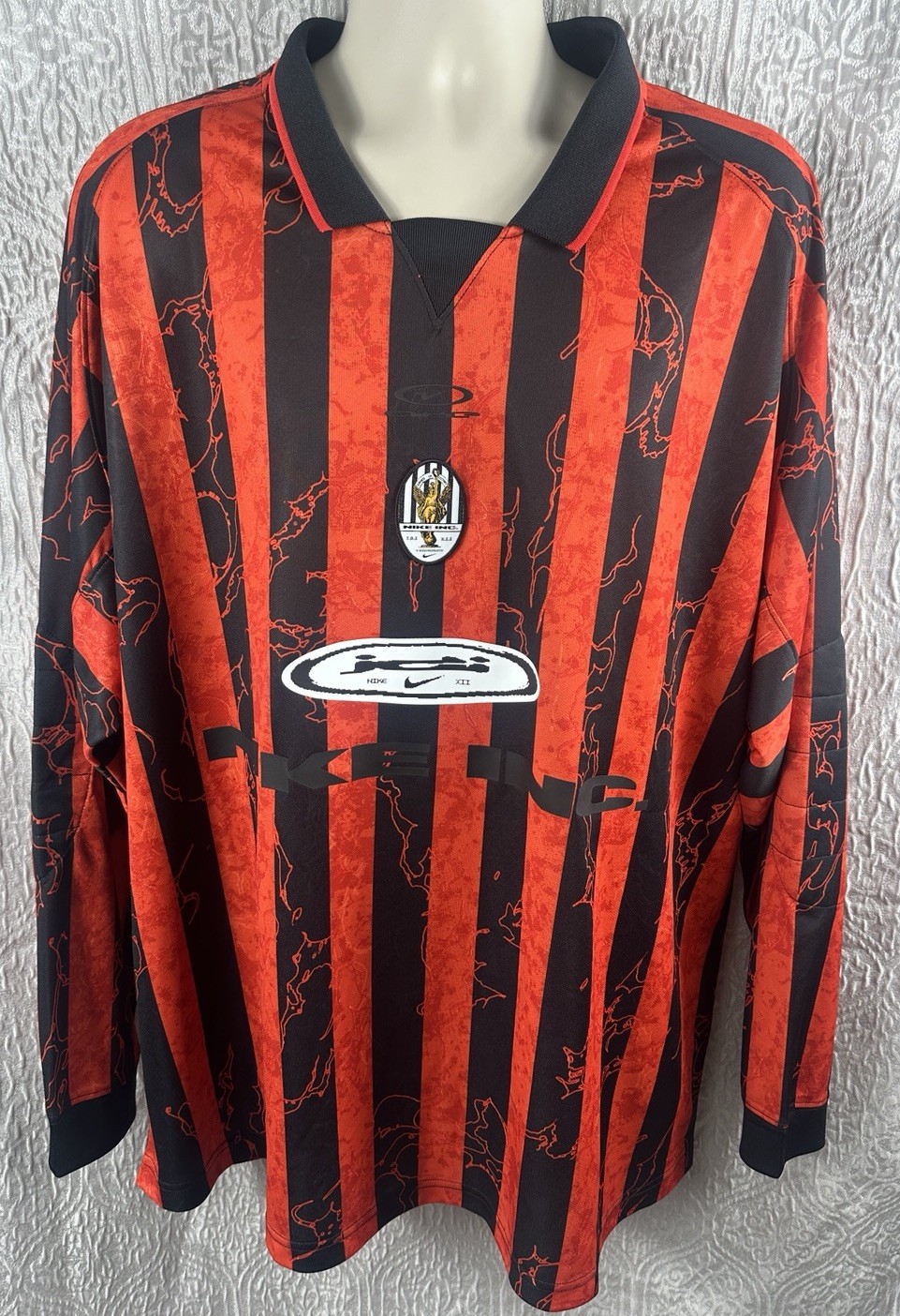 Nike INC Air Sportswear Men’s Size 2XL Red Long Sleeve Victory Jersey Shirt NWT