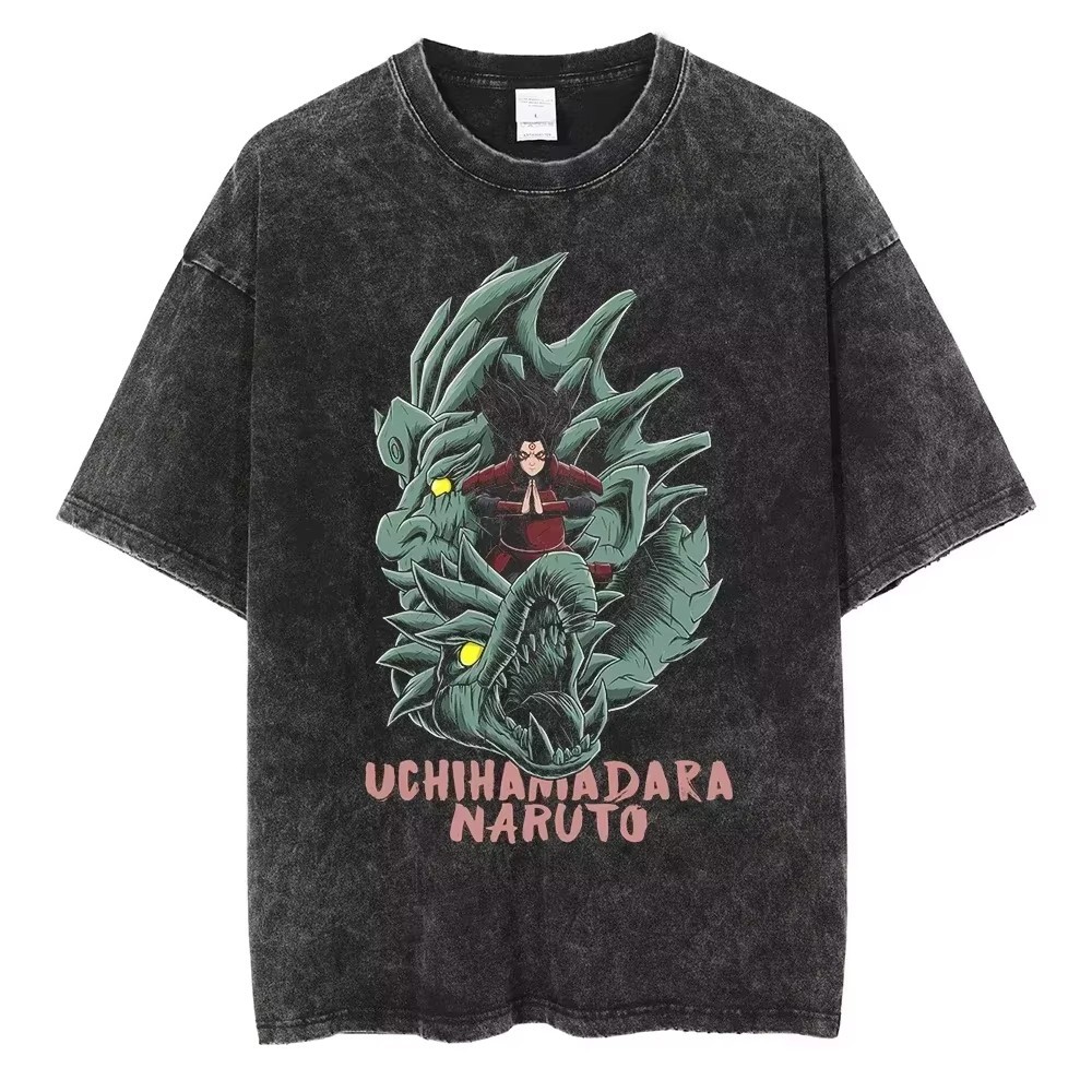 New Hip Hop Vintage T-shirt Men Streetwear Harajuku Japanese Anime 2026 Print Te