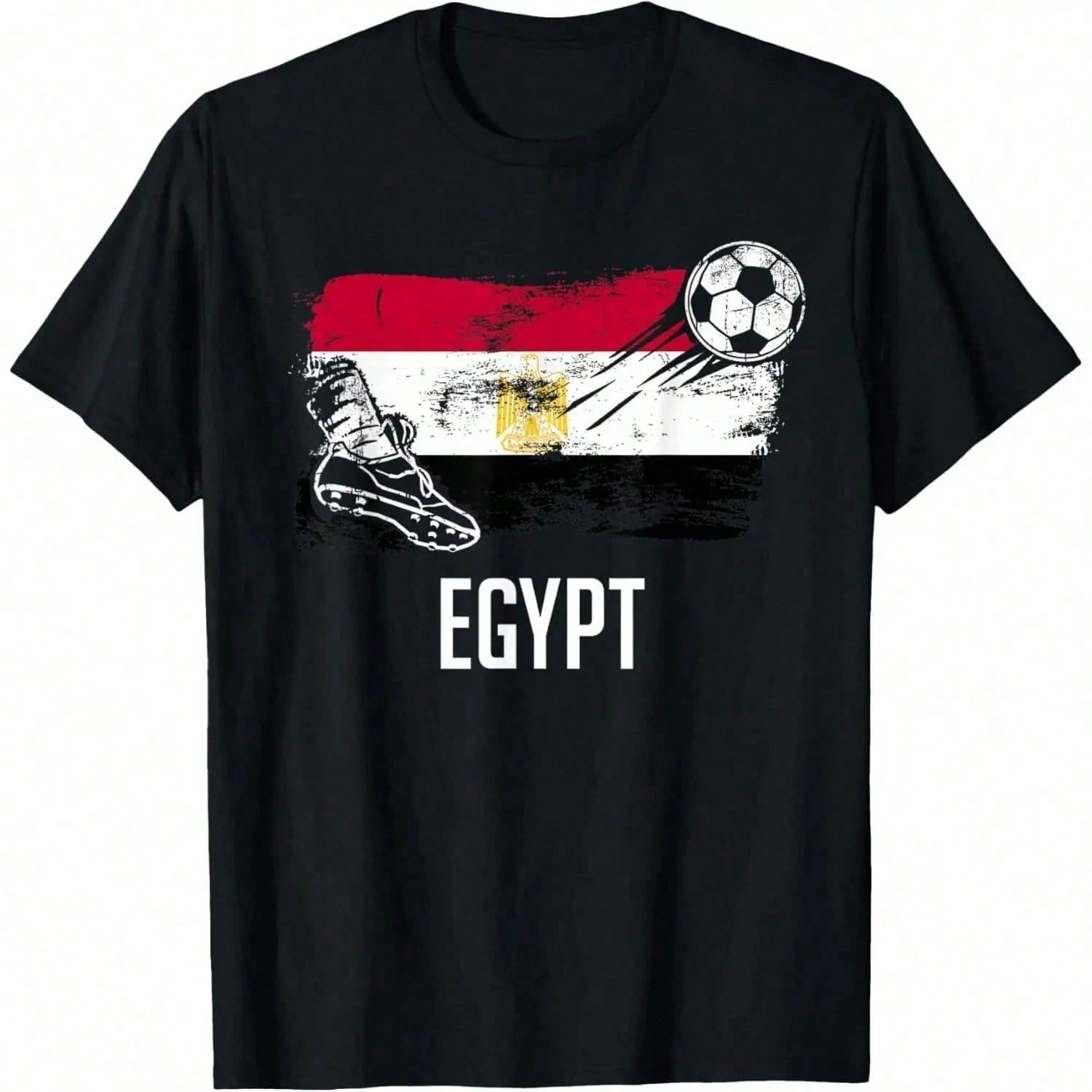 100%Cotton Egypt Flag Jersey Egyptian Soccer Team Egyptian T-Shirt