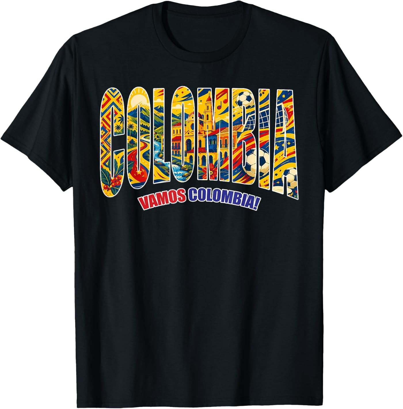 Colombia Country Colombian Flag for Men T-Shirt