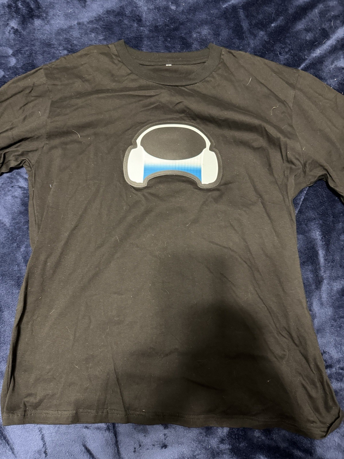 Used Battery Sound Activated Light Up T-shirt Size Large
