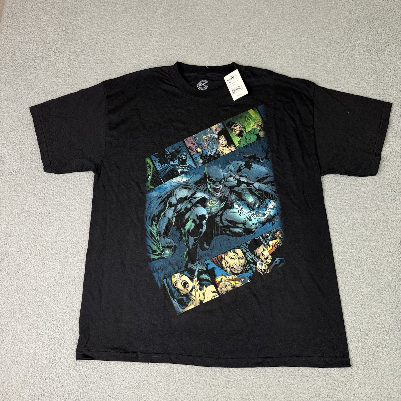 DC Comic T Shirt Adult Large Green Lantern Blackest Night Batman Promo Zombie