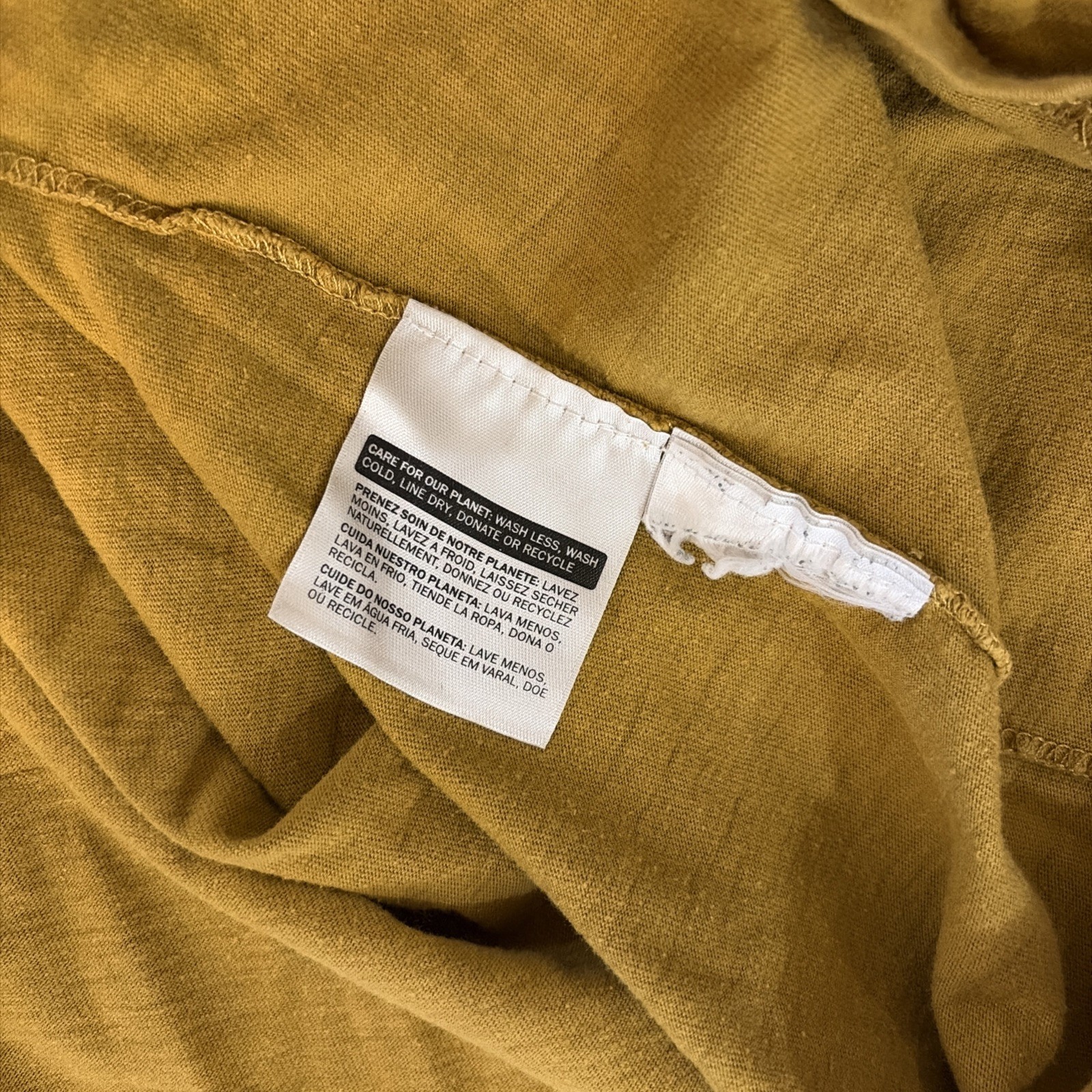VINTAGE LEVI’S | LVC 50s Sportswear T-Shirt Clothing Marigold Rare Color Size M