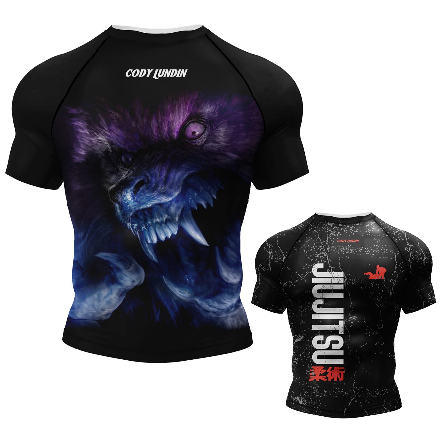 Mens 3D Digital-print Sweat-wicking Breathable T-shirt For Running And Sports