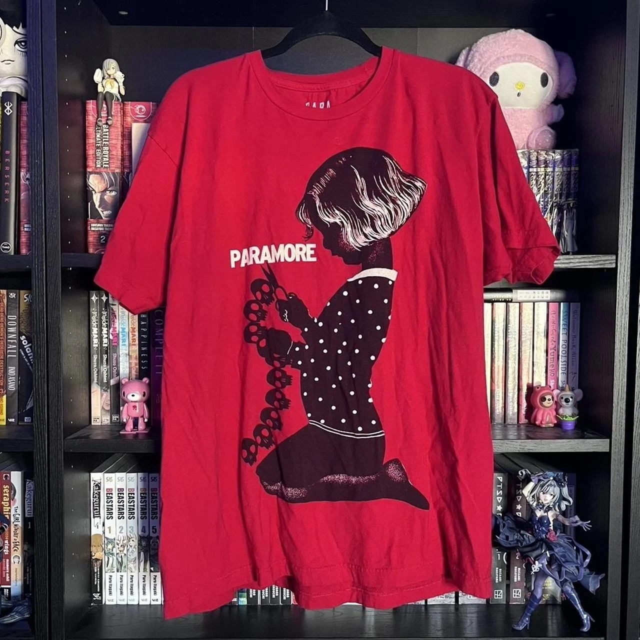 Reprint Paramore band Graphic Red T shirt Heavy Cotton Unisex Men Women