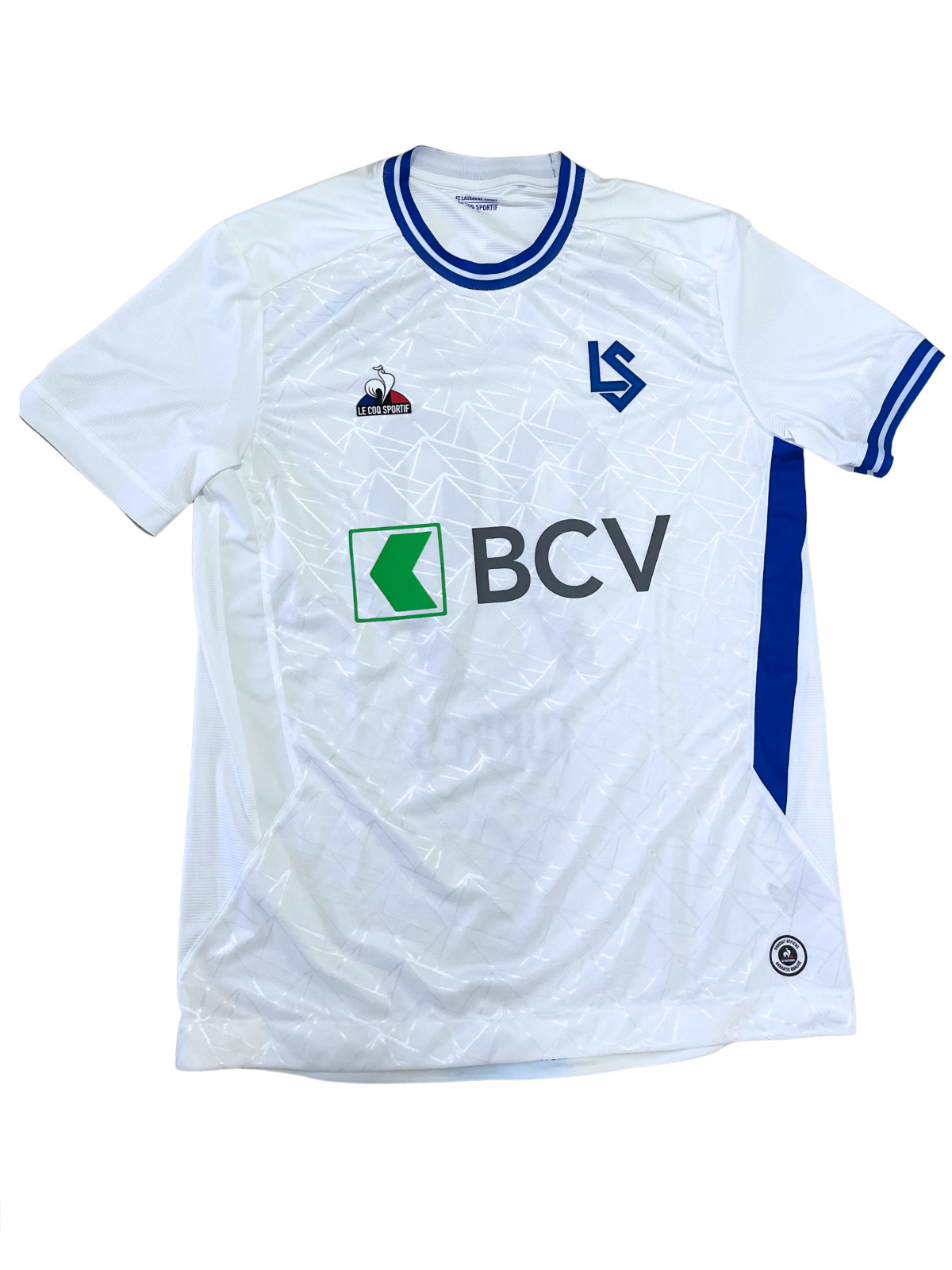 Lausanne Sport FC 2020 2021 Home Shirt L Le Coq Sportif Aldin Turkes #99 Signed