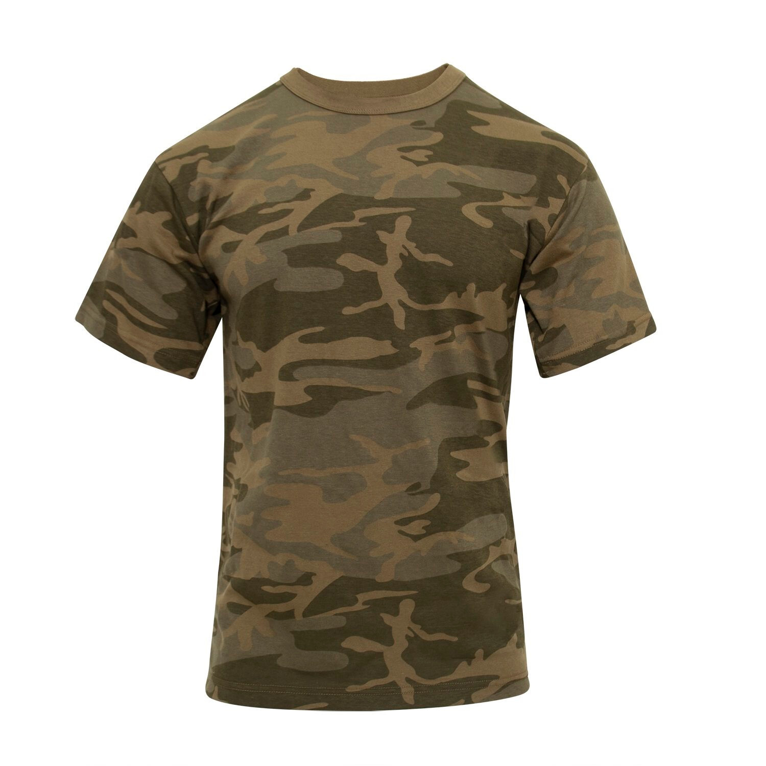 Coyote Brown Camo T-shirt Army Navy Gulf War Desert Hunting Arid Terrain