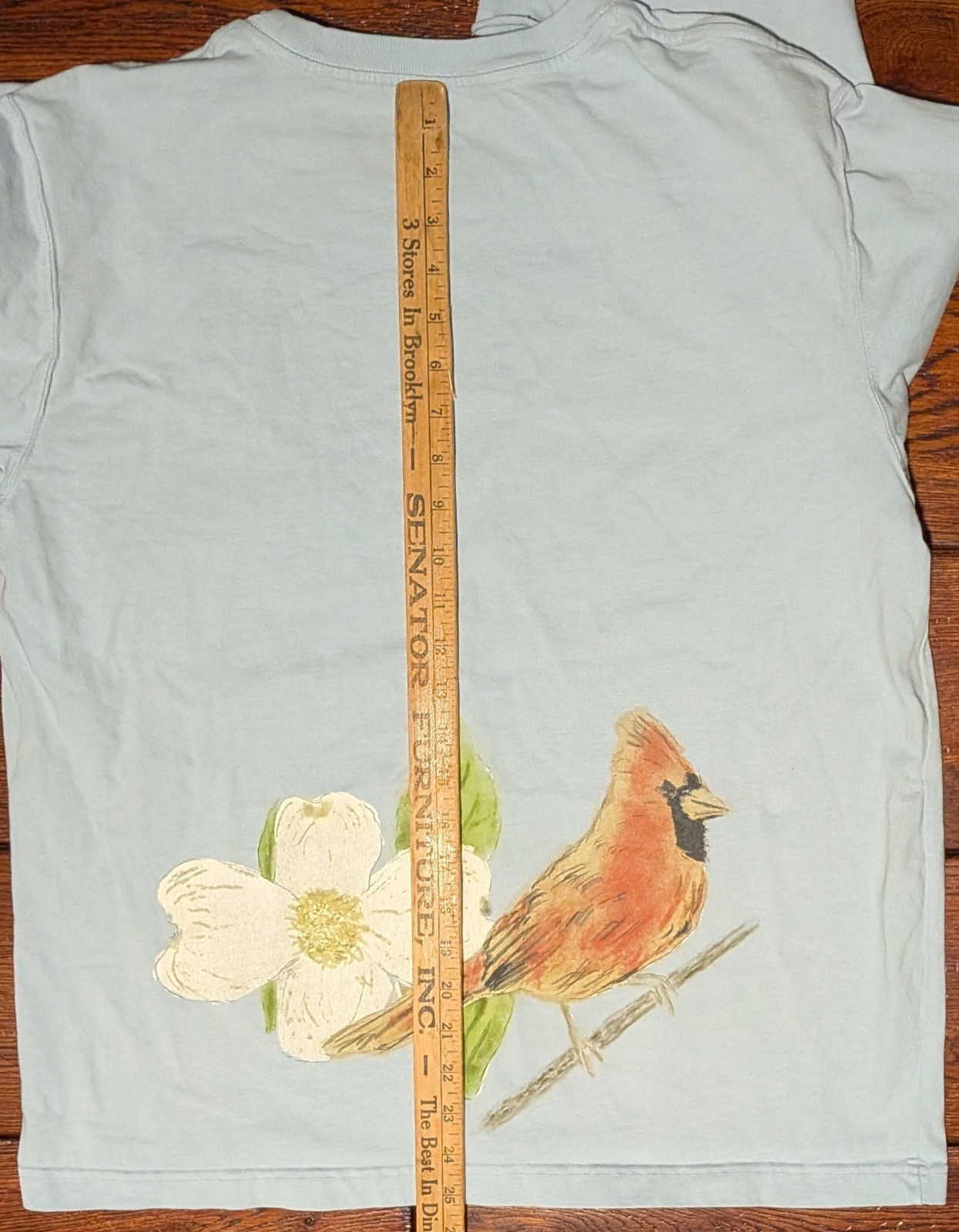Dreamville Festival Men’s Light Blue Cardinal Long Sleeve T-Shirt Size Large
