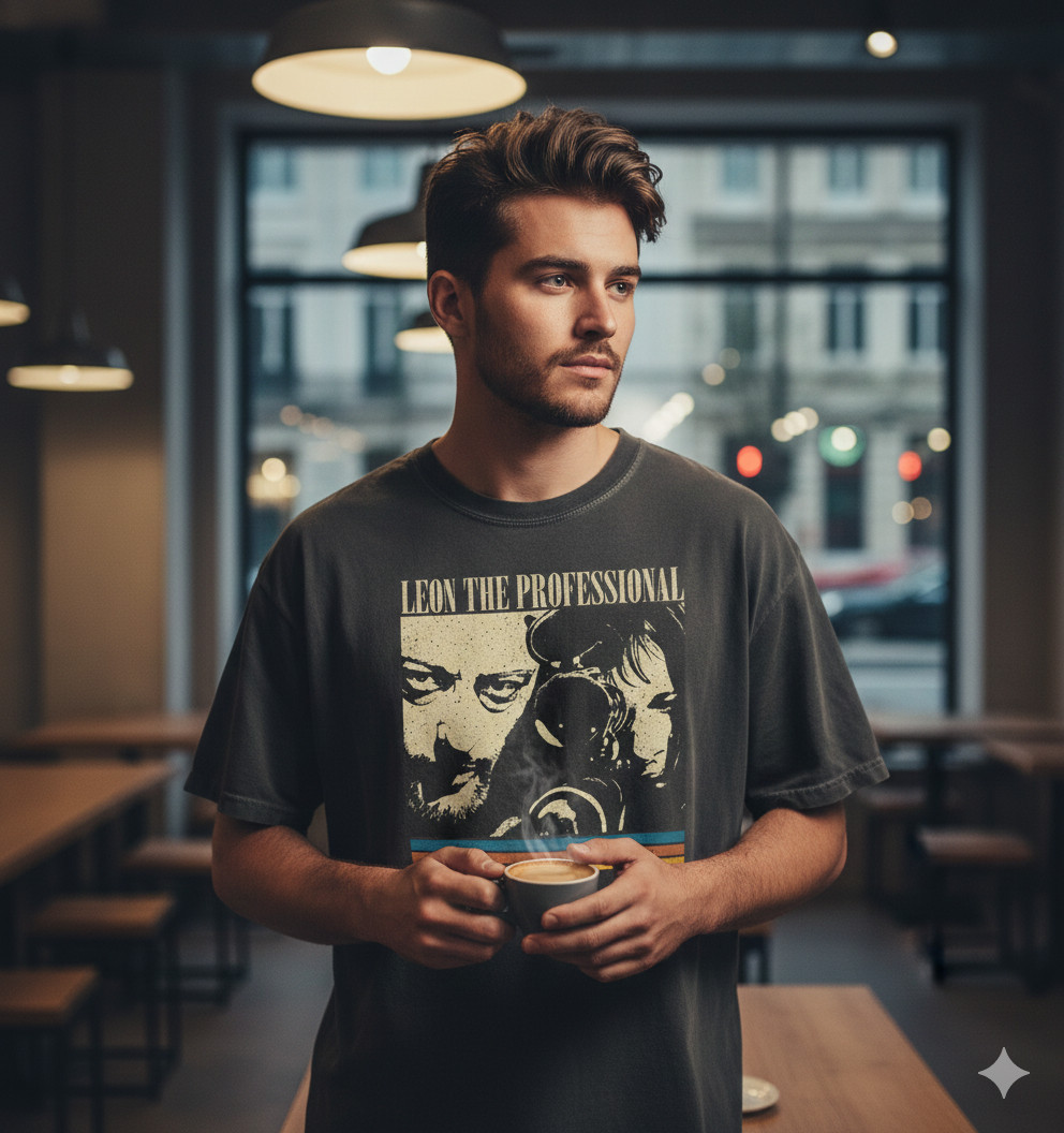 Leon The Professional Inspired Vintage Movie Graphic T-Shirt Unisex – S349
