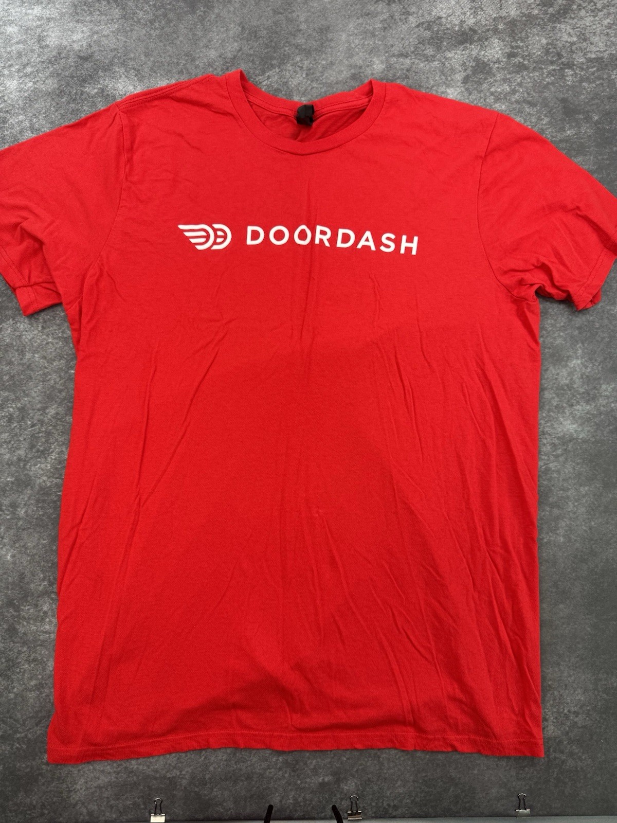 DoorDash T-Shirt Tee Mens Size XL Food Delivery Driver Door Dash Service