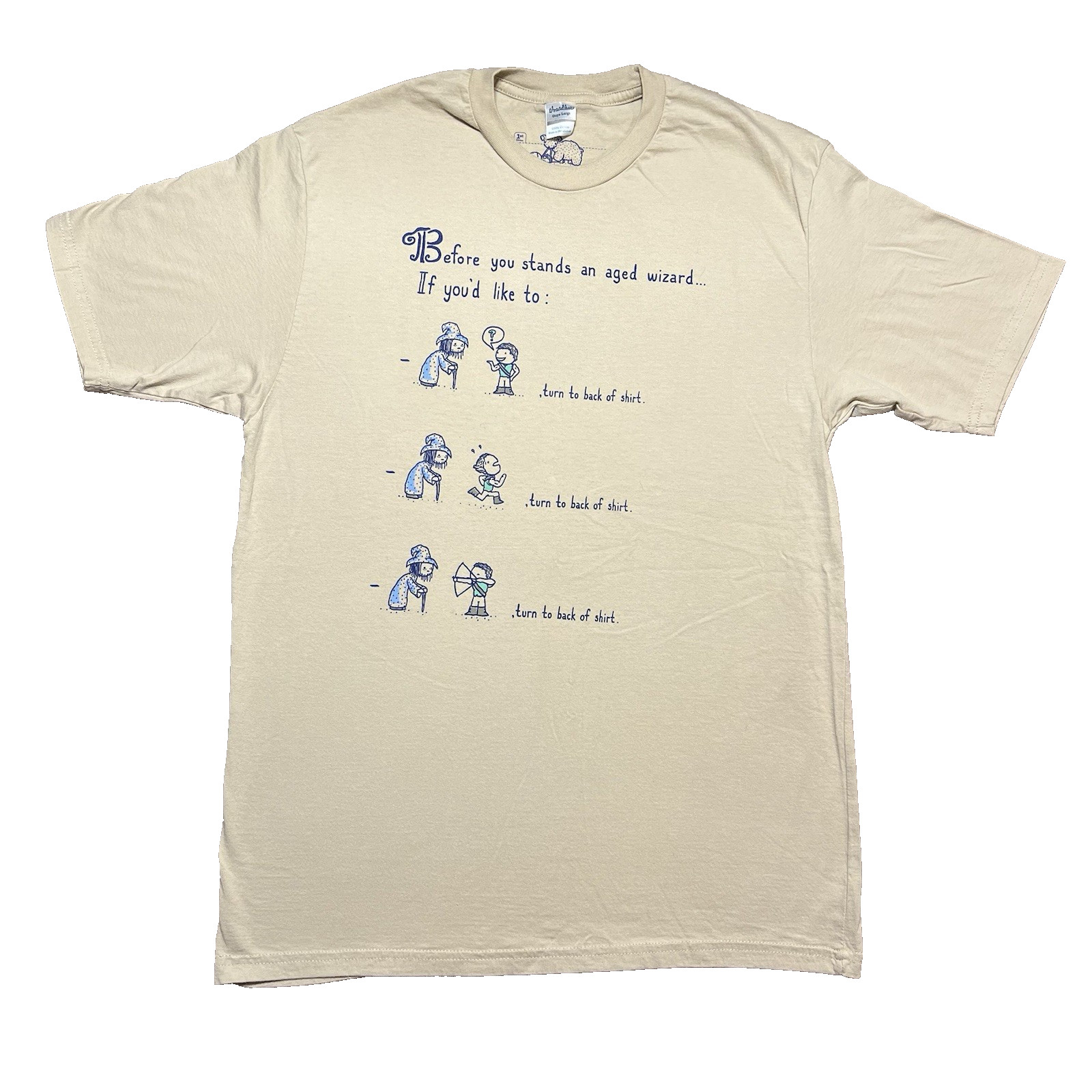 Threadless Artist Series Edgar R McHerly Choose Your Adventure Tee L 1st Edition