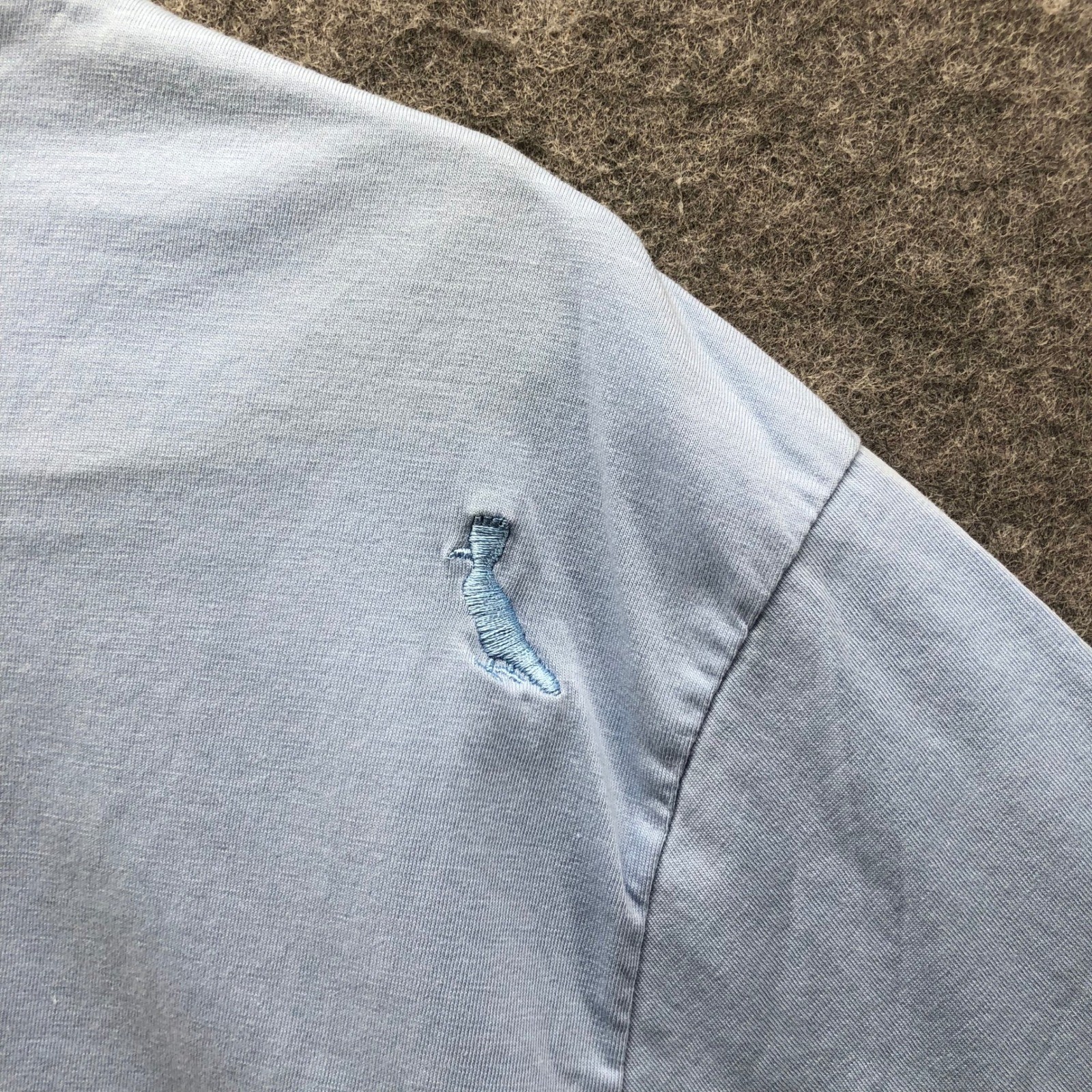 Reserva Pima Cotton Crew Neck T-Shirt Mens M Light Blue Short Sleeve Crewneck