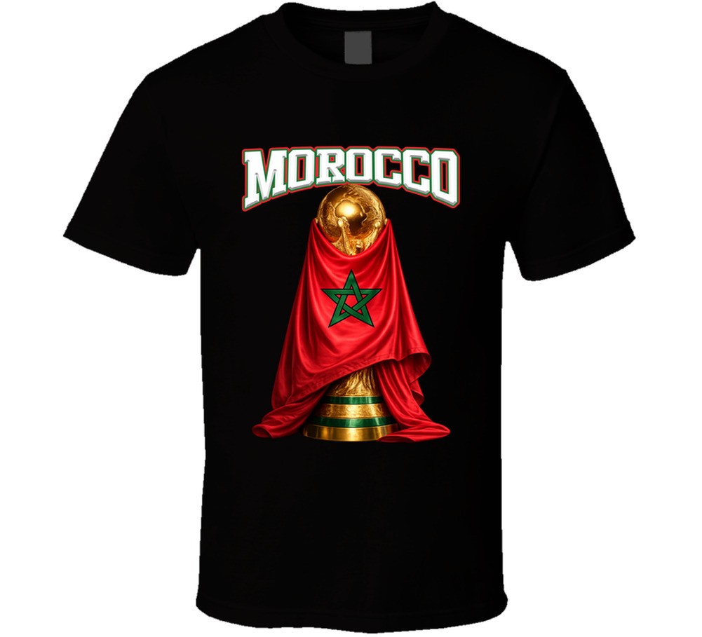 Morocco World Cup Soccer Fan T Shirt