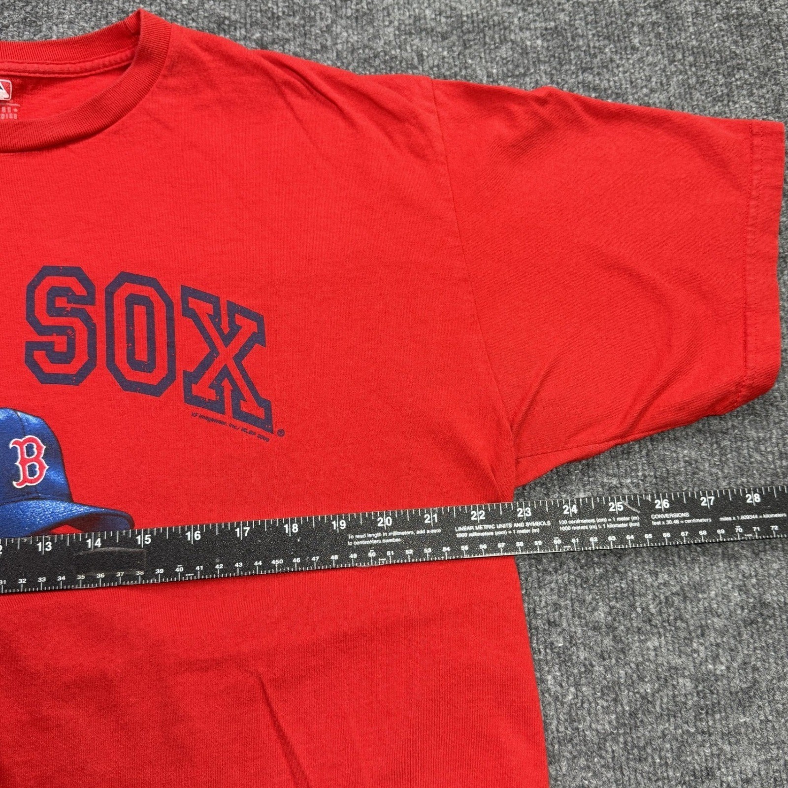 Boston Red Sox Genuine Merchandise T Shirt Mens XL Red MLB Baseball Fan Tee