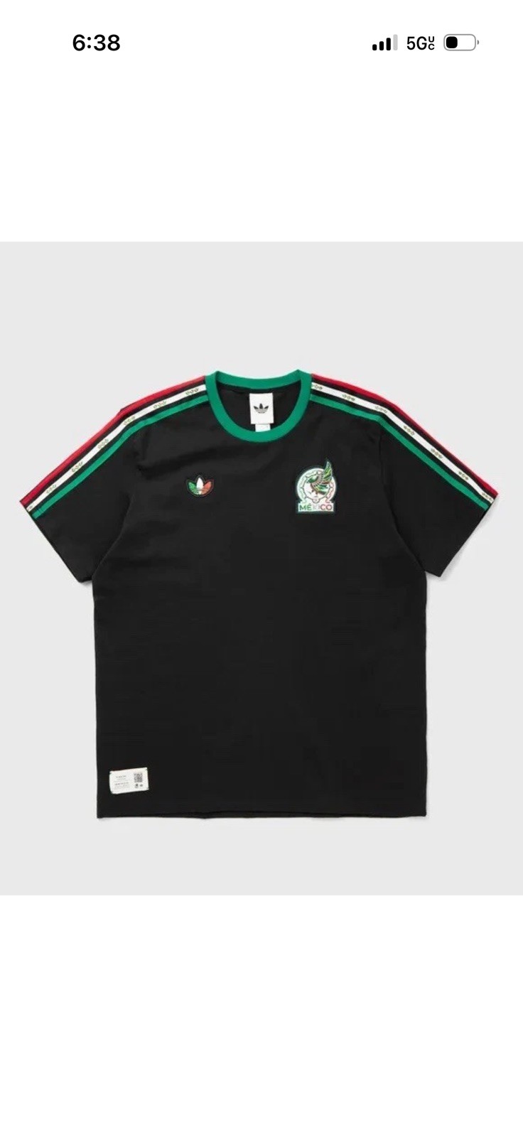 adidas Originals x Someone Somewhere Mexico Tshirt Large / Black / Brand New