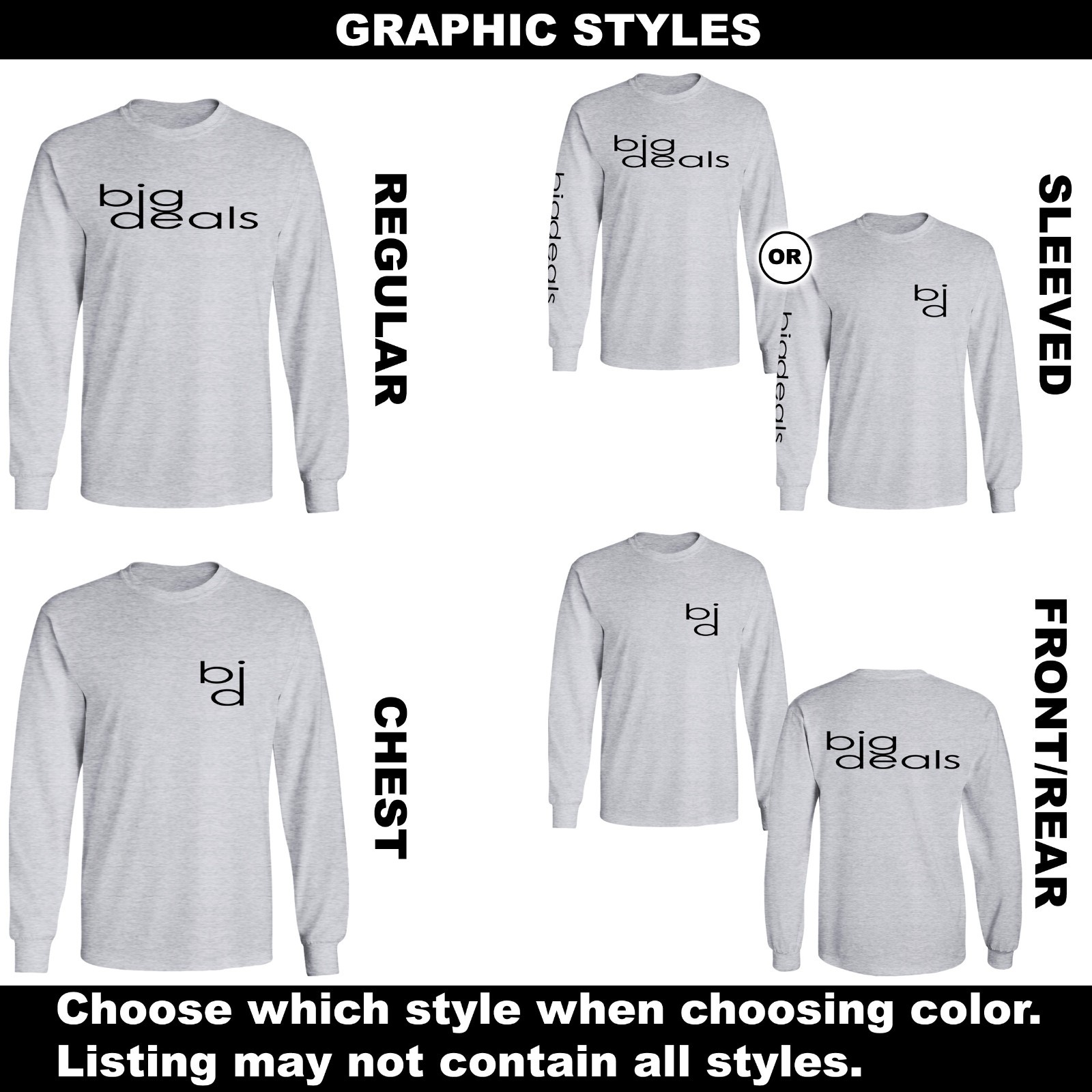 Ford Racing Long Sleeve T-Shirt Sport Mustang Performance Truck F150 F-150 BFD01