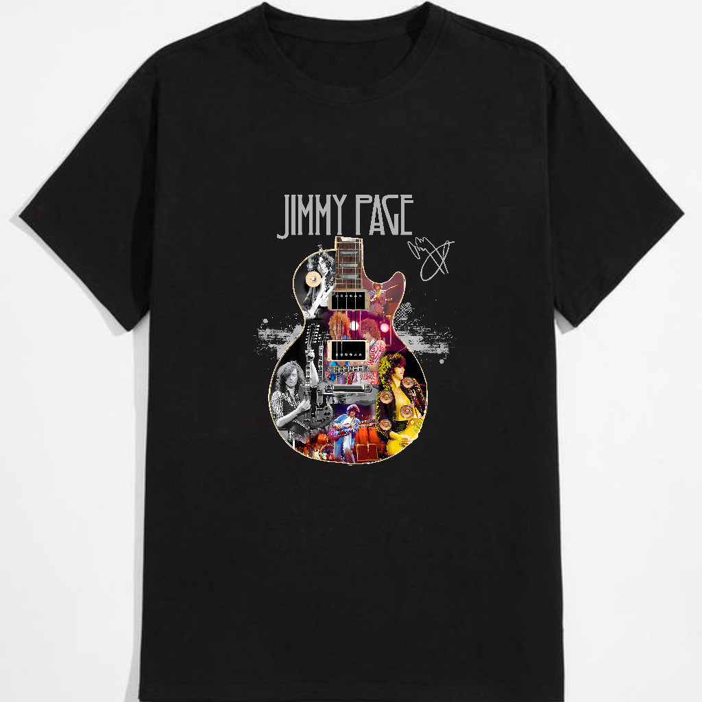 Popular Jimmy Page Retro T-Shirt – Sizes S to 5X