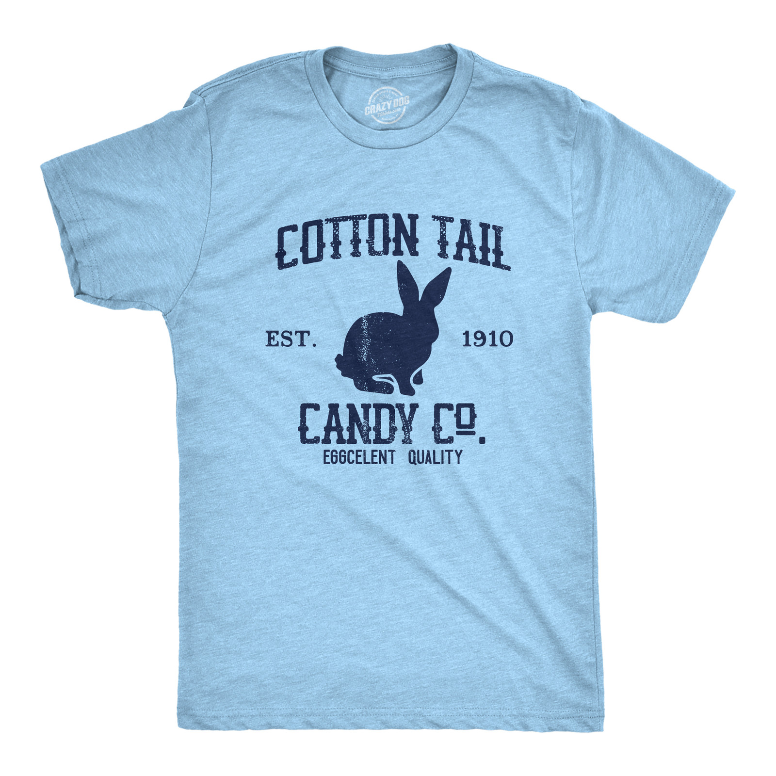 Mens Cotton Tail Candy Co T Shirt Funny Easter Sunday Chocolate Bunny Rabbit Tee