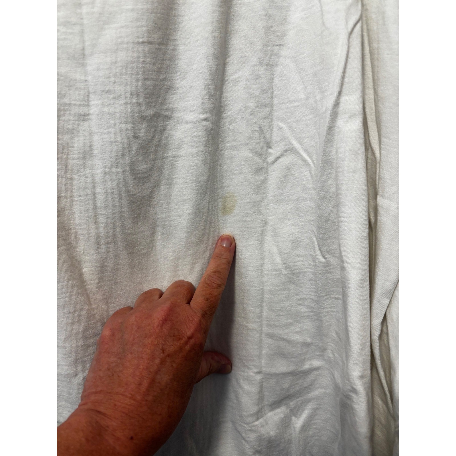 KingSize Mens 8XL White Guitar American Flag Graphic T-Shirt Big and Tall Cotton