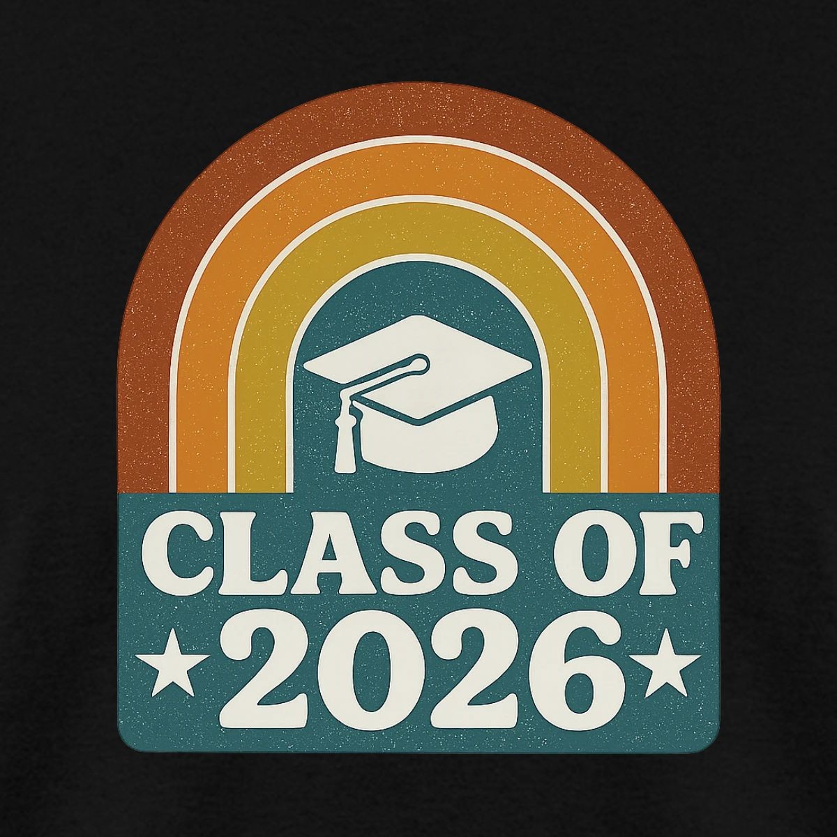 Senior Class Of 2026 Retro Graduation Men’s T-Shirt