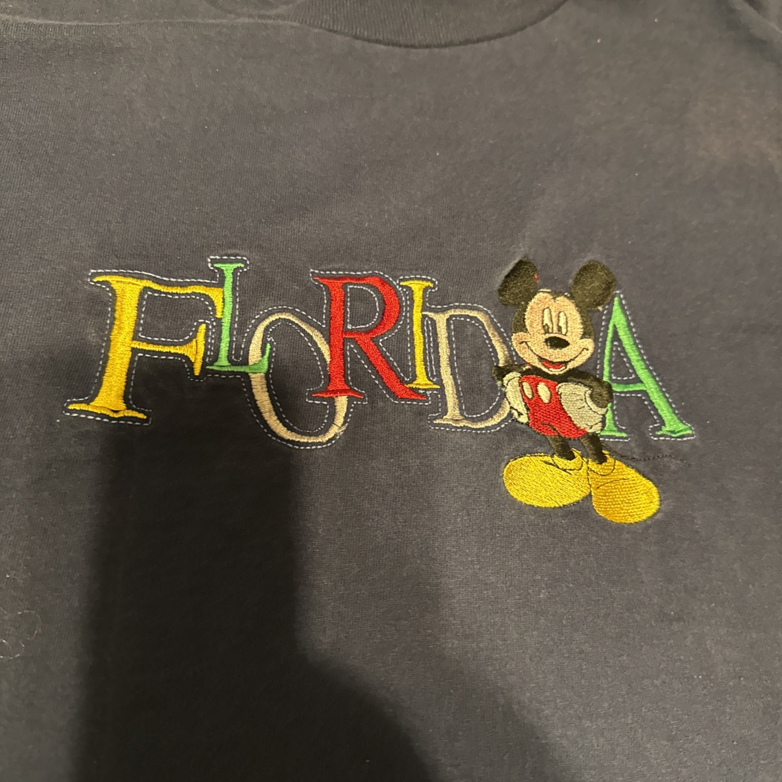 Vintage Mickey Unlimited Brazos Sportswear Florida T Shirt 2X -Raised Logo