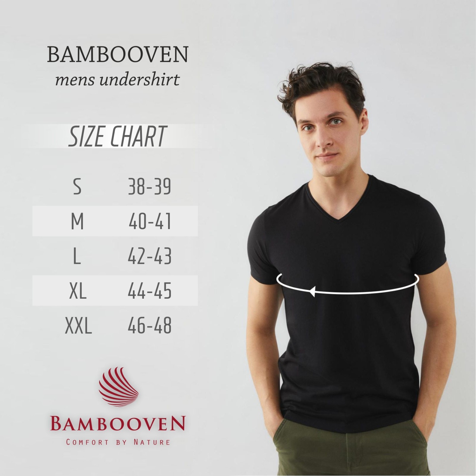 Bamboo V-Neck Undershirt (3 Pack)