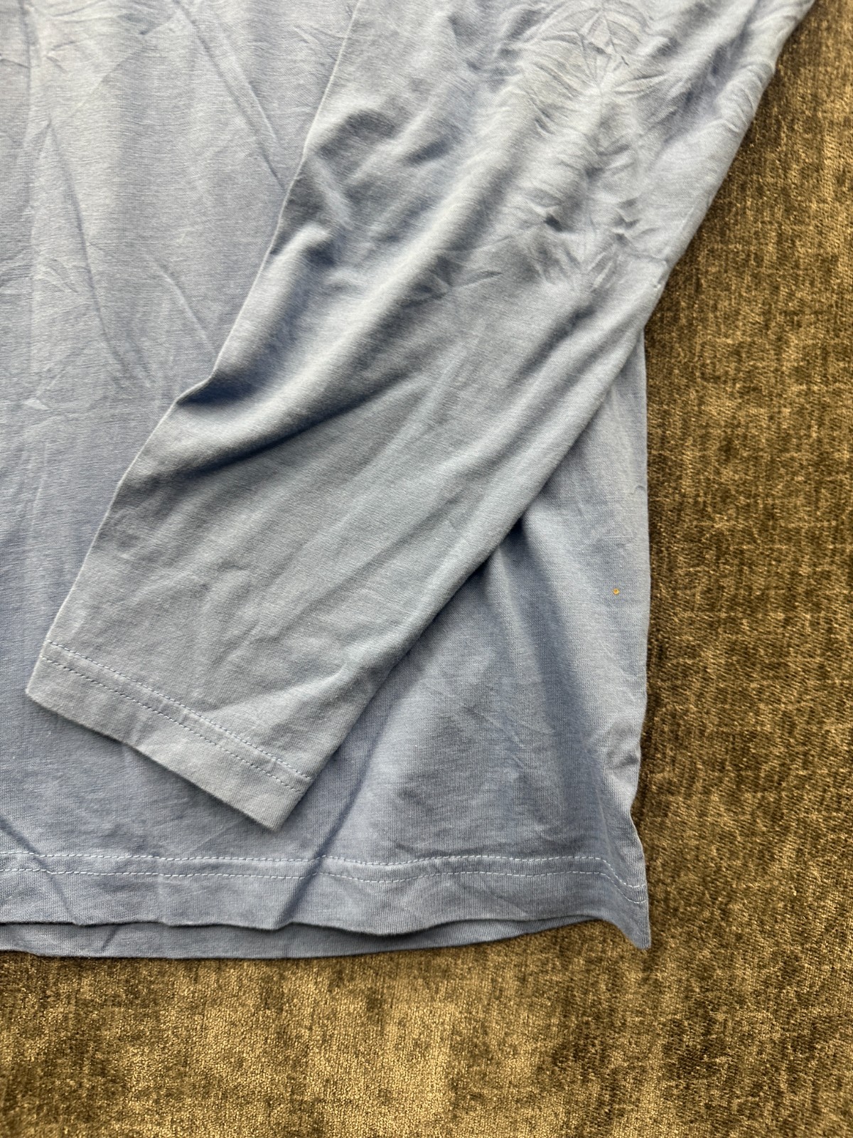Lands’ End Shirt Mens M/T(38-40) Blue Comfort Retro Long Sleeve Everyday Wear