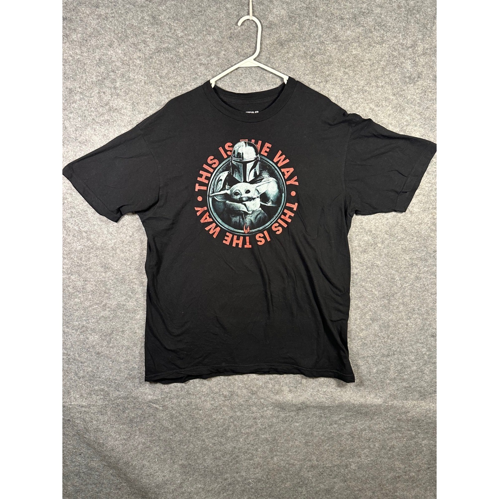 Star Wars The Mandalorian This Is The Way T Shirt XLT Mens Black