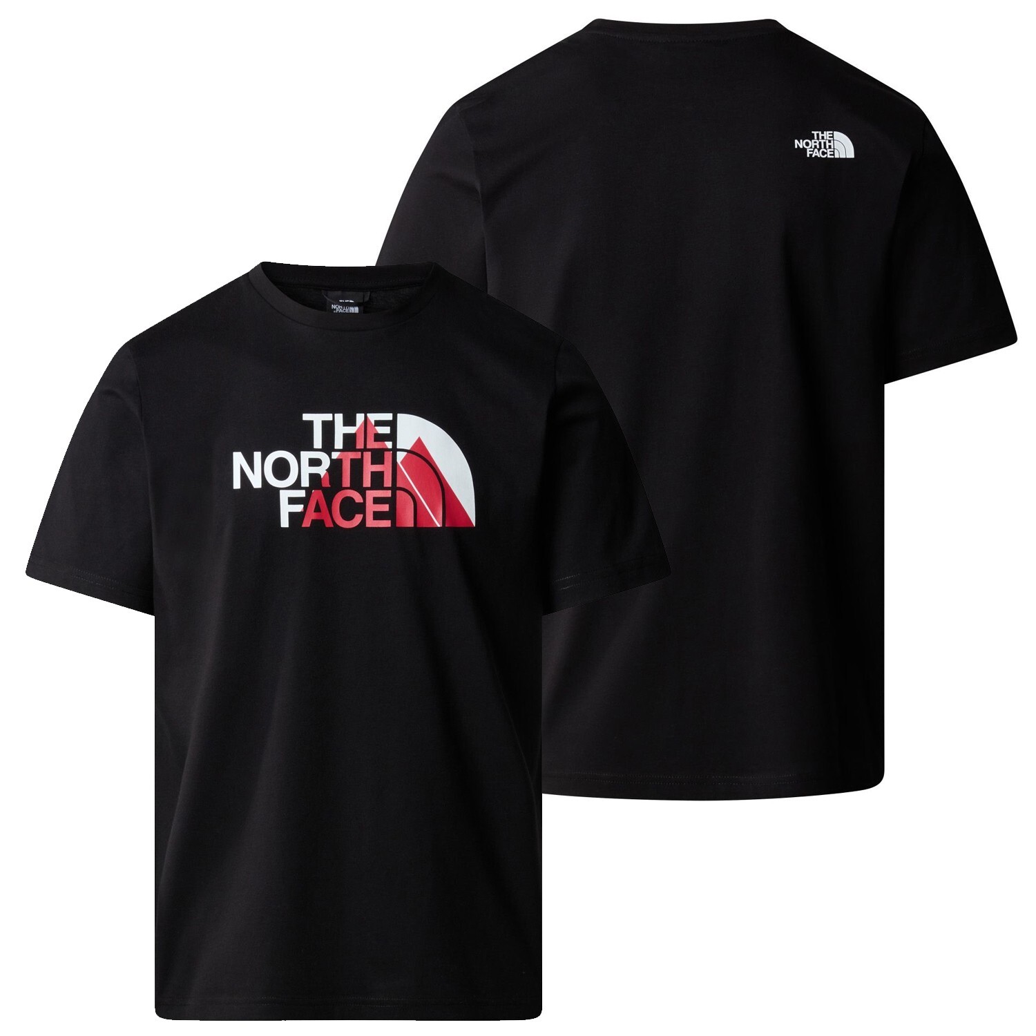 The North Face Mens – Biner Graphic 1 S/S Tee T-shirt – TNF Black