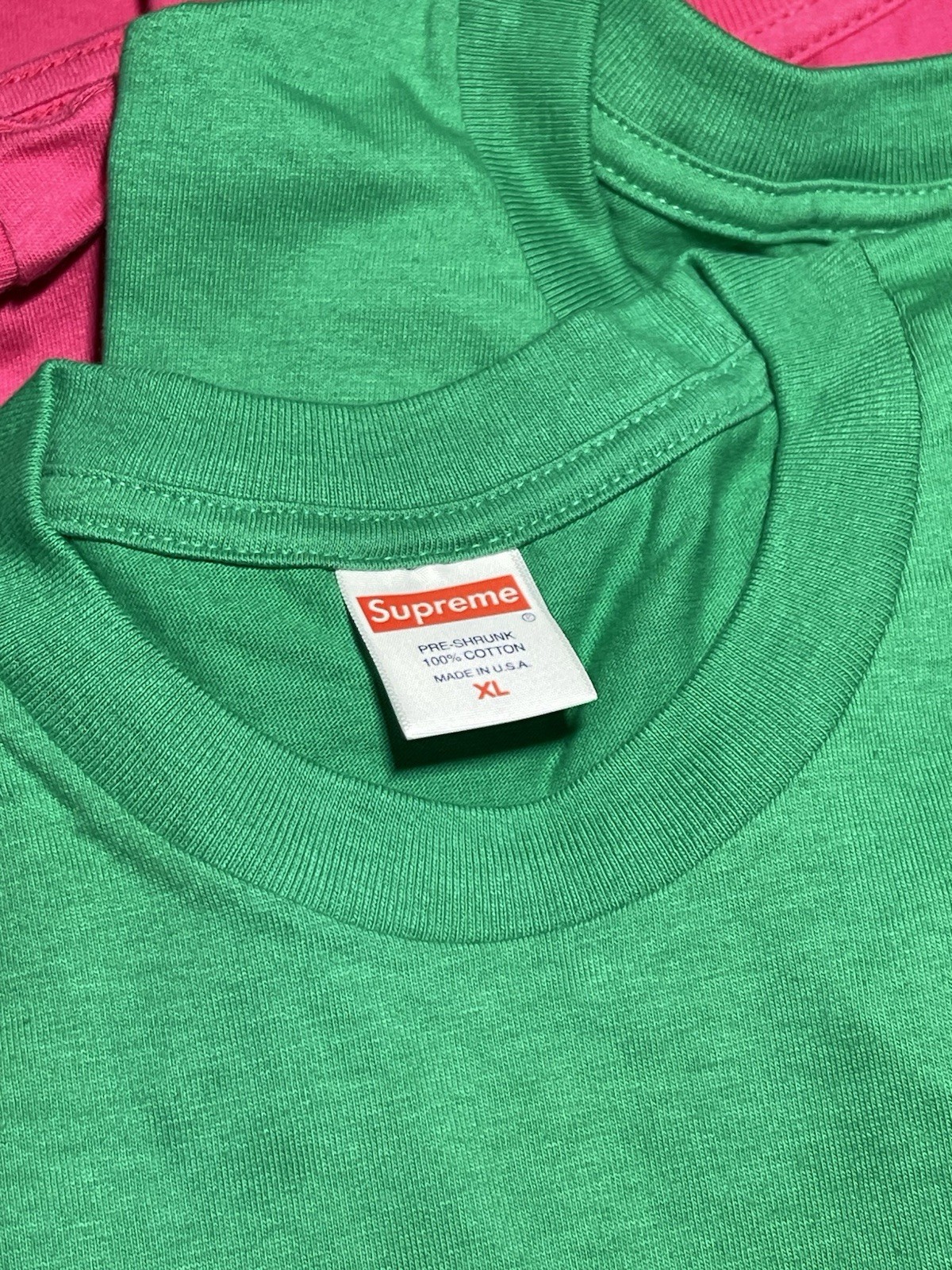 Supreme Blank Shirt Lot LS SS Multicolor NWOT Made In USA Box Logo Streetwear