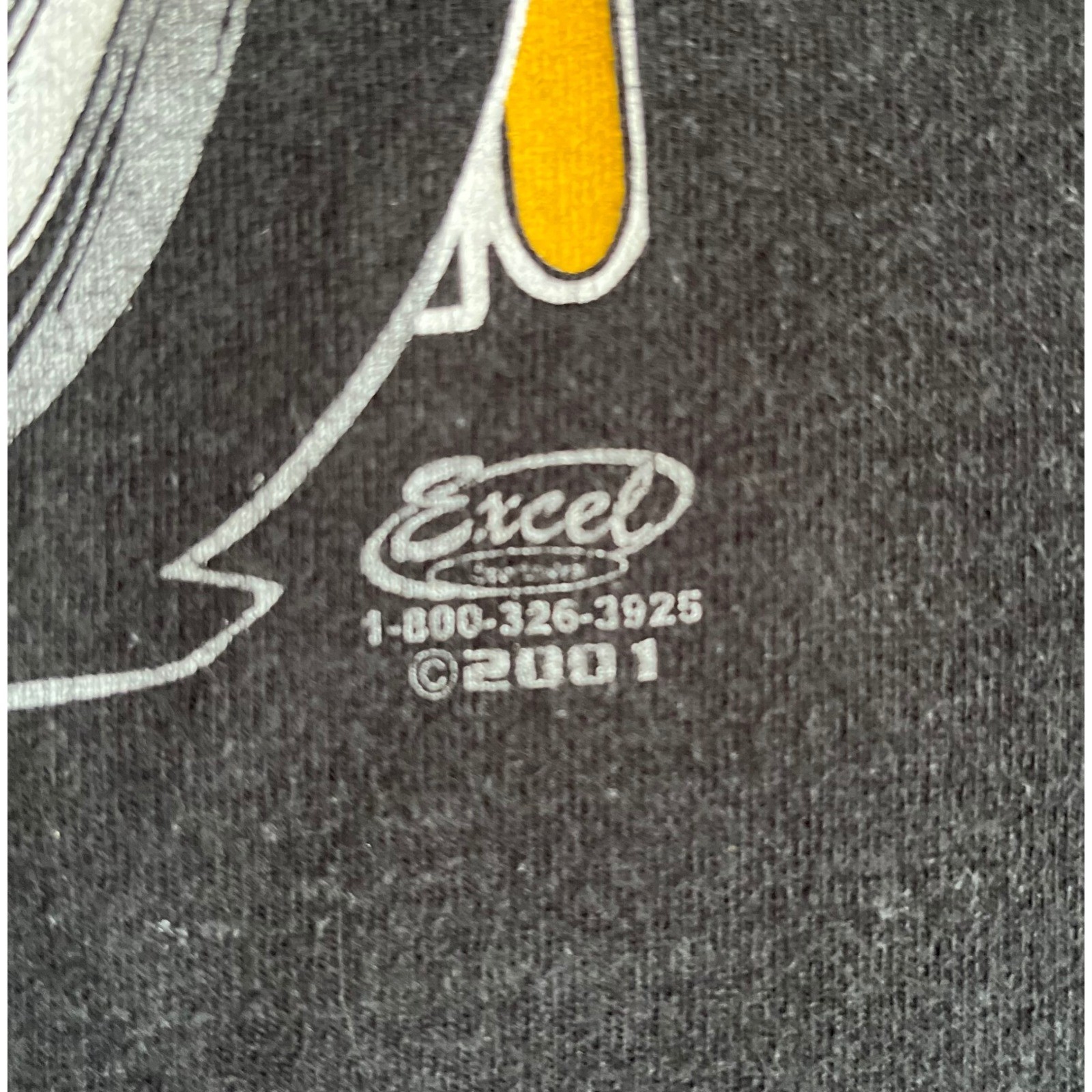 Harley-Davidson Capital Thunder Columbia SC T-Shirt Black 2001 Vintage Mens L
