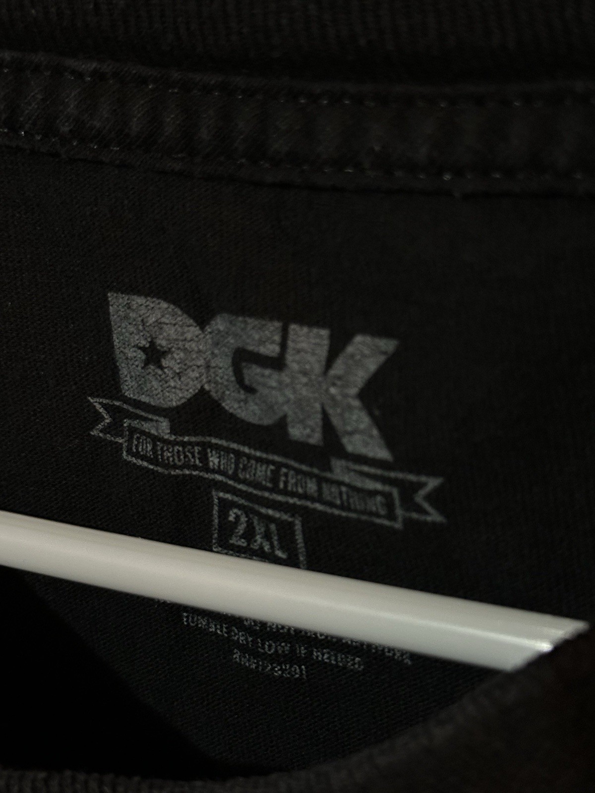 Mens Black DGK Cop Chase “All Day Everyday” Graphic Tshirt Sz 2XL