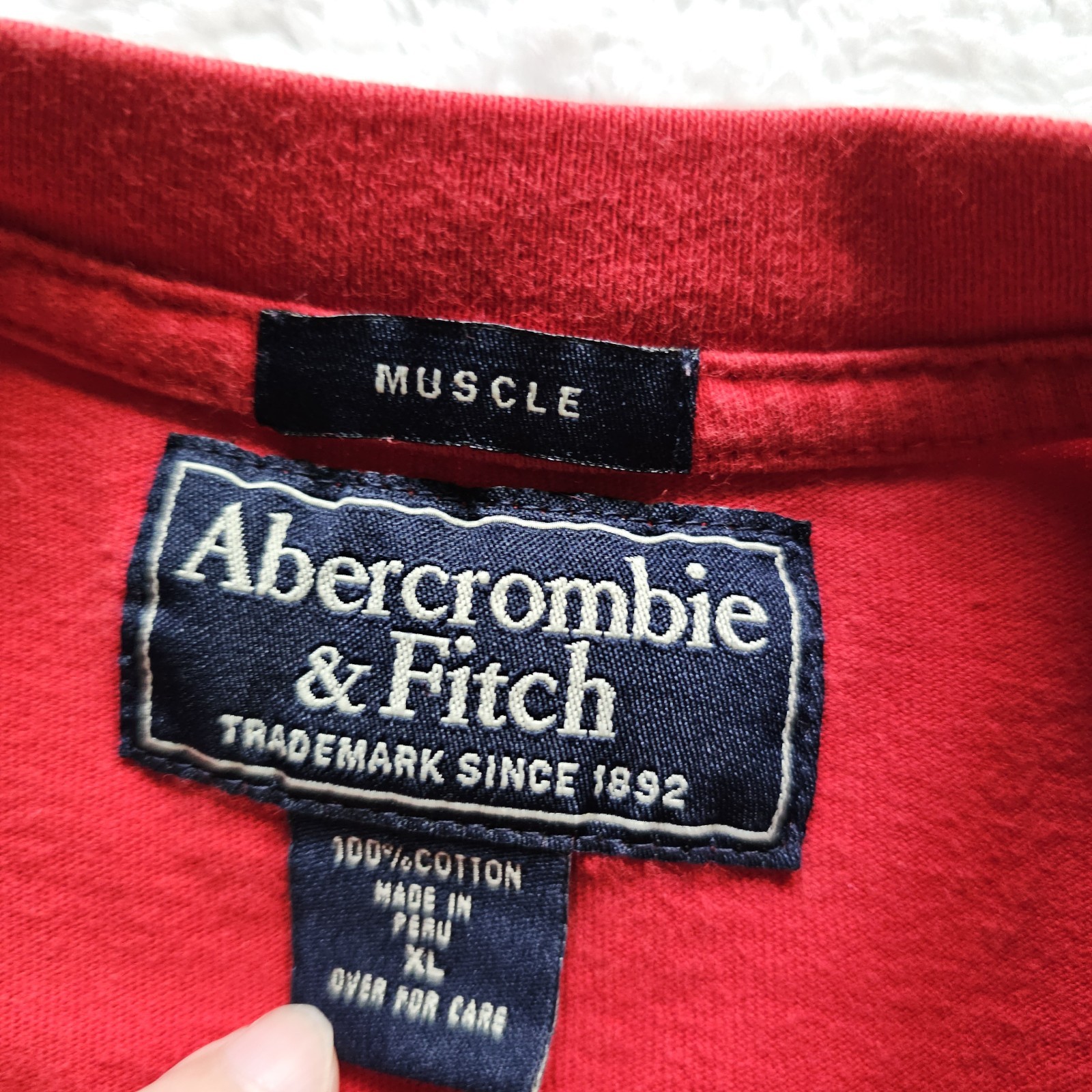 Vintage Abercrombie & Fitch Y2K Graphic Tee XL Banned Shirt Rare Red Cabin Love