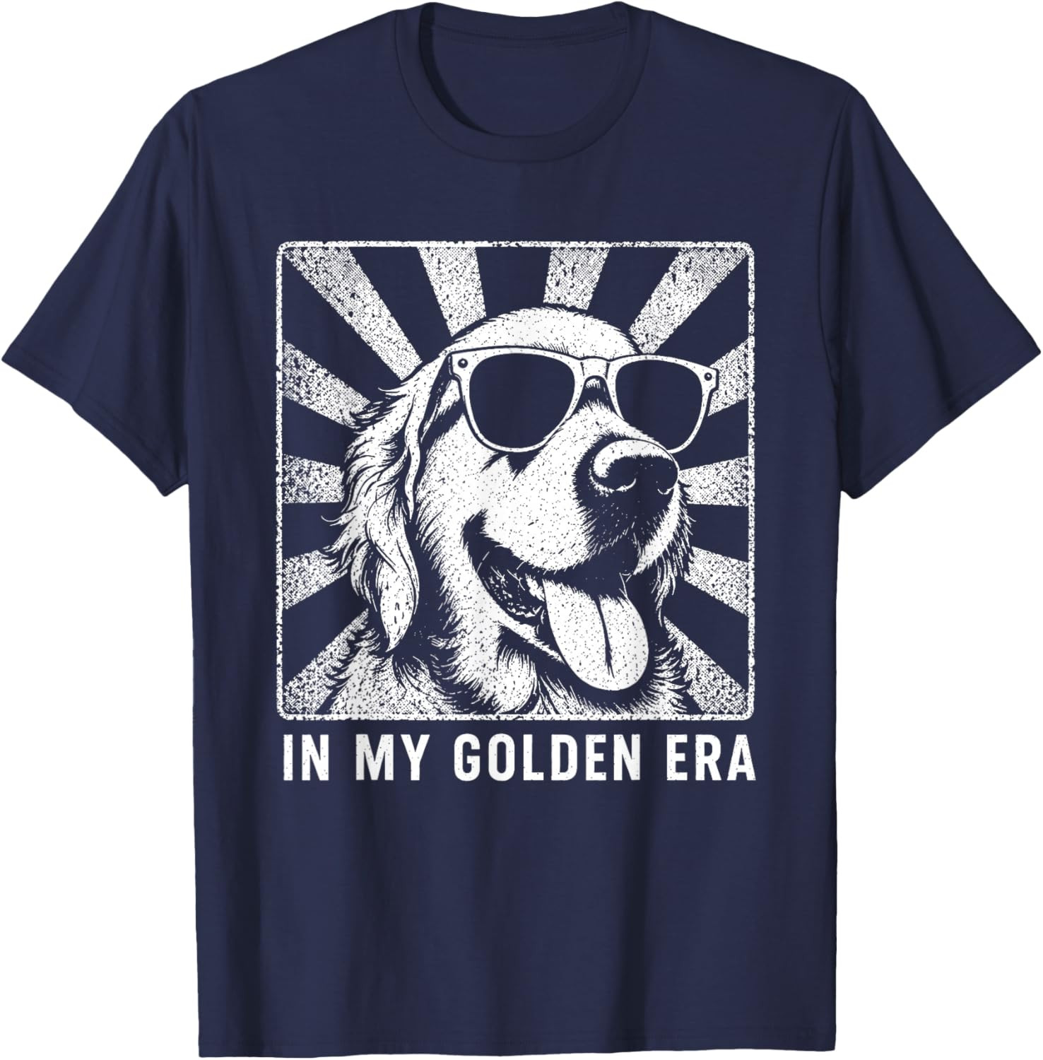 In My Golden Retriever 70s Era Funny Retriever Dog T-Shirt