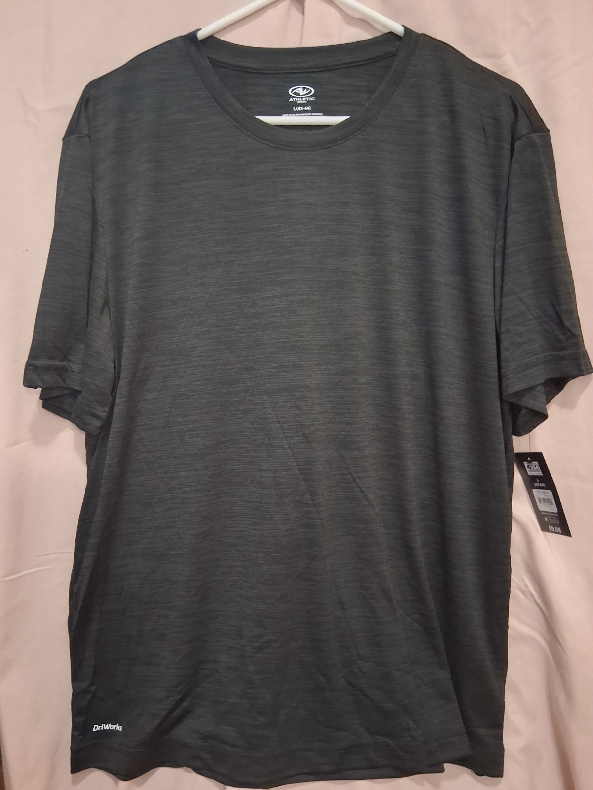 Athletic Works DriWorks Men’s Performance Tee NWT Moisture Wicking Gym Shirt