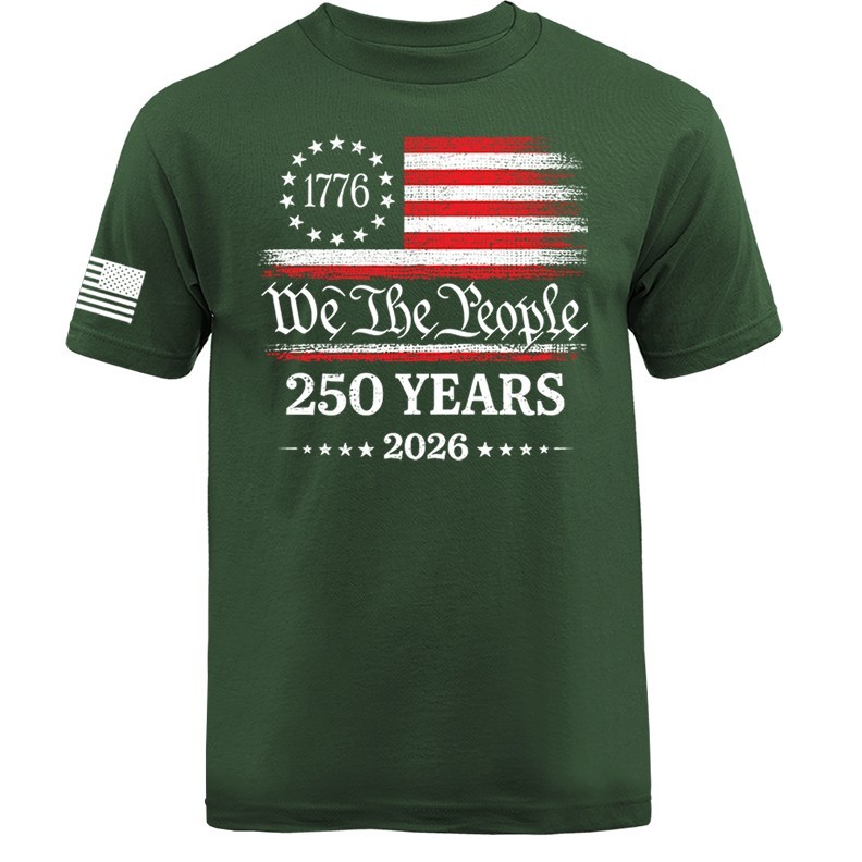 250 Years of American Independence Day US Flag 4th of July Patriotic T-shirt