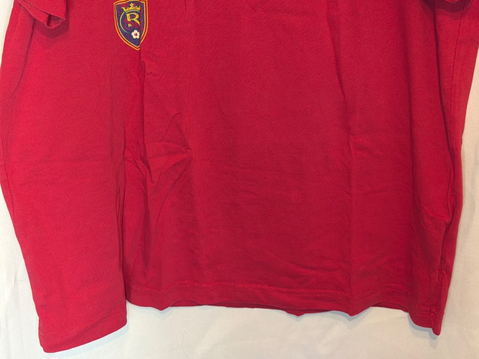 Adidas Real Salt Lake Red T-Shirt XL Short Sleeve Graphic Tee Soccer Fan Apparel