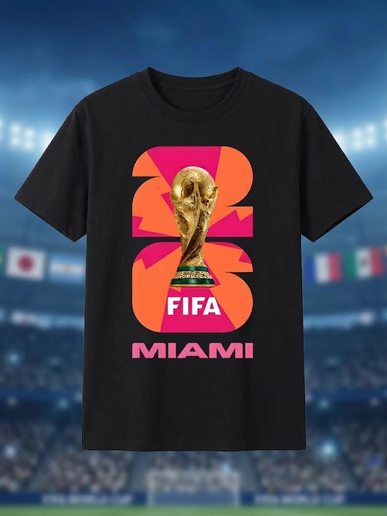 FIFA Men’s 2026 World Cup Host City T-Shirt – Official & Host Cities FREESHIPS