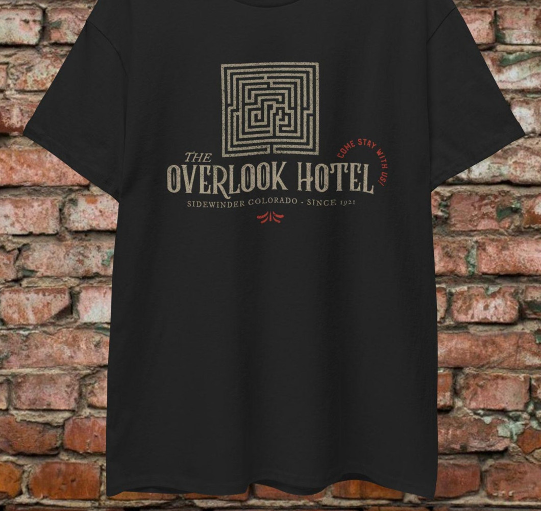 The Shining Overlook Hotel Maze T-Shirt Stephen King Kubrick Unisex Tee