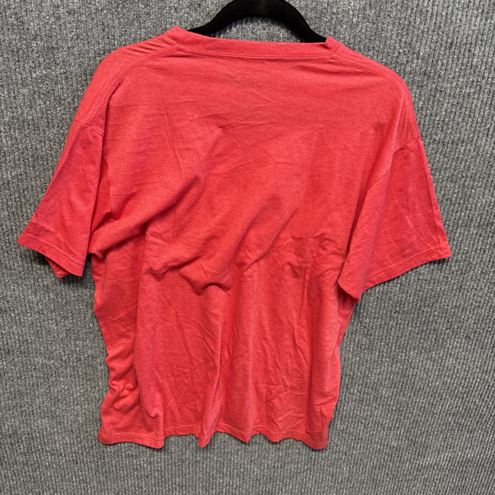 Coca-Cola Graphic Tee Heather Red L Cotton Blend Unisex Logo Retro