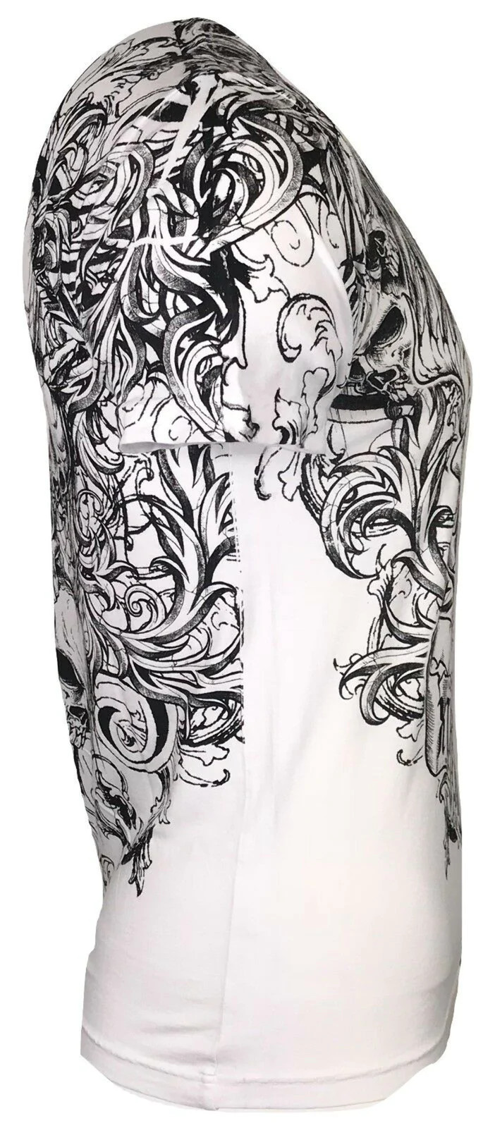 Xtreme Couture by Affliction Men’s T-Shirt ACCUSER Skull Biker