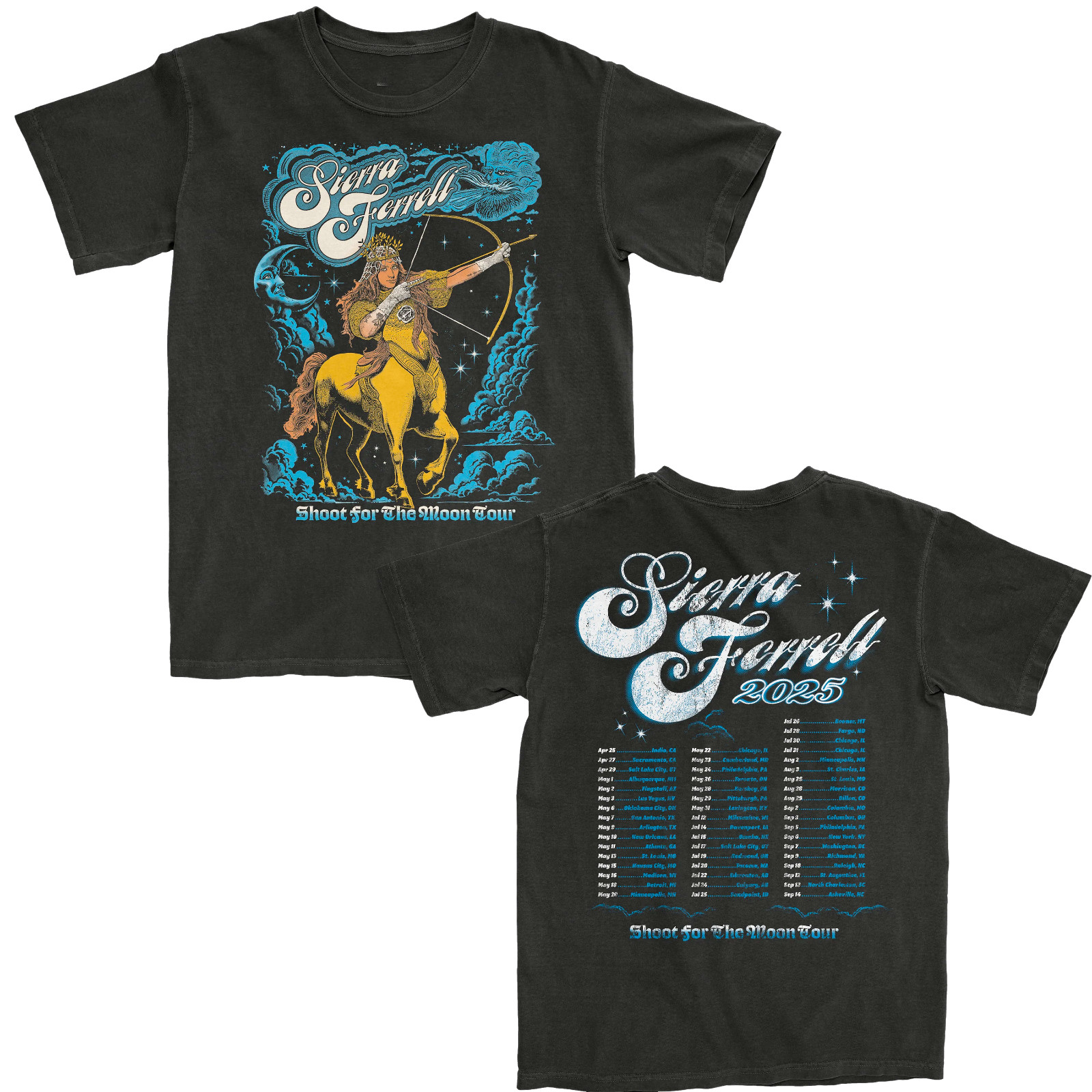 Sierra Ferrell Shoot For The Moon Tour Unisex T-Shirt BS282